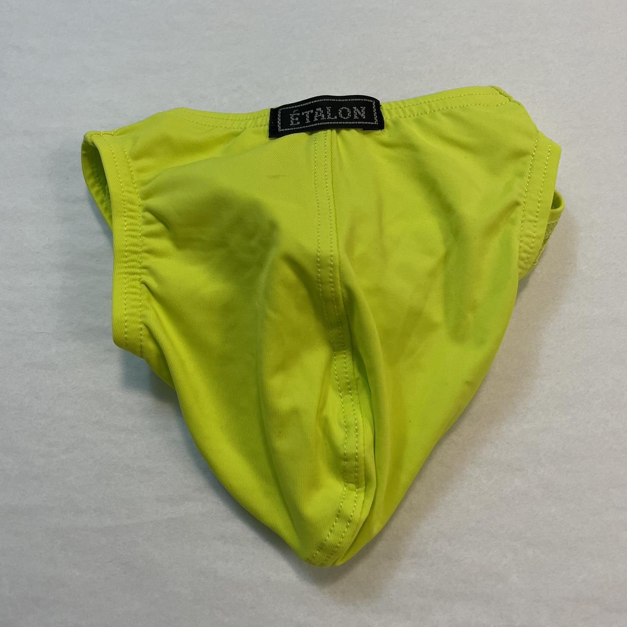 Yellow Thong 02 Contoured Pouch Added Stretch For... - Depop