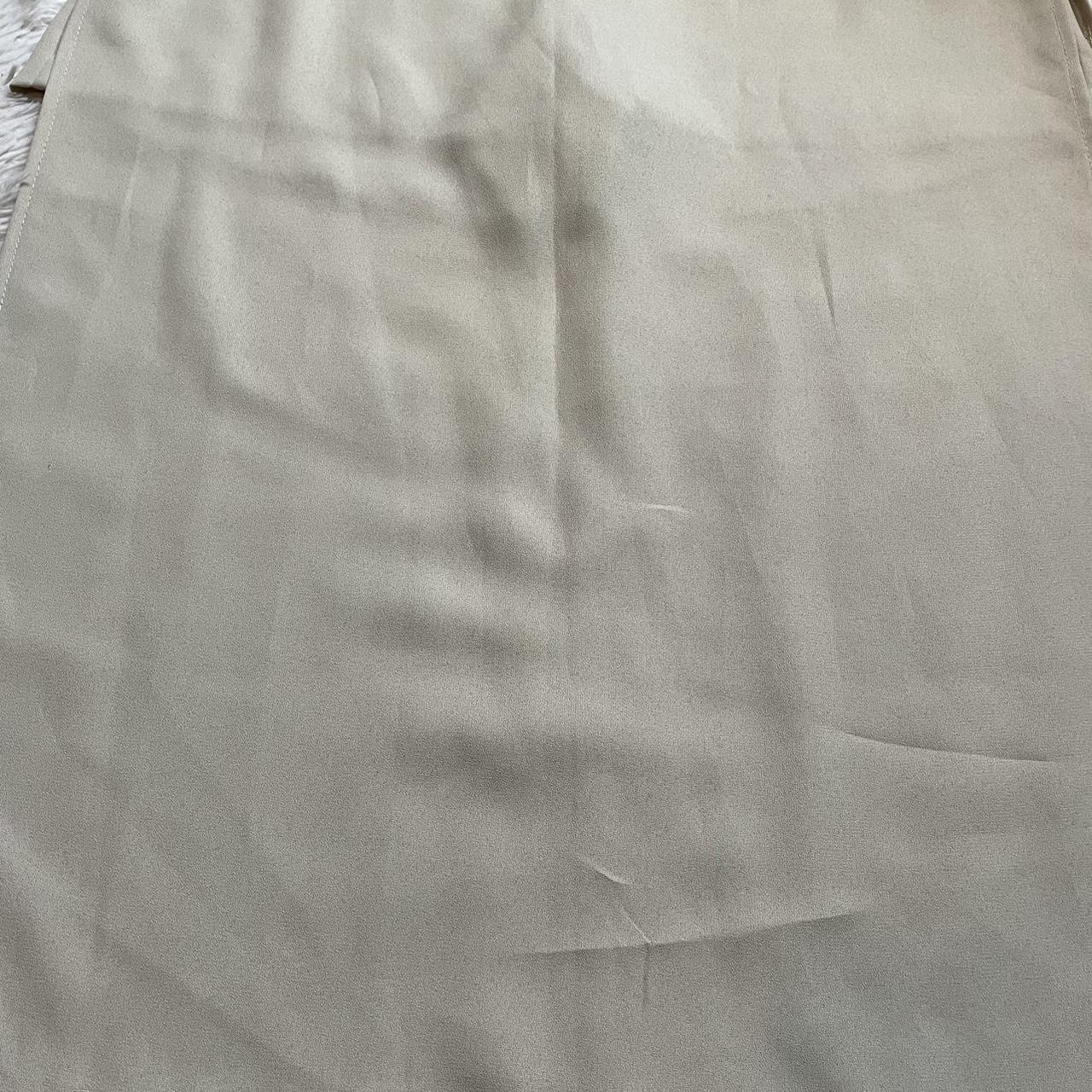 Preloved Women's Skirt - Cream/Tan - L – Vintage … - image 4