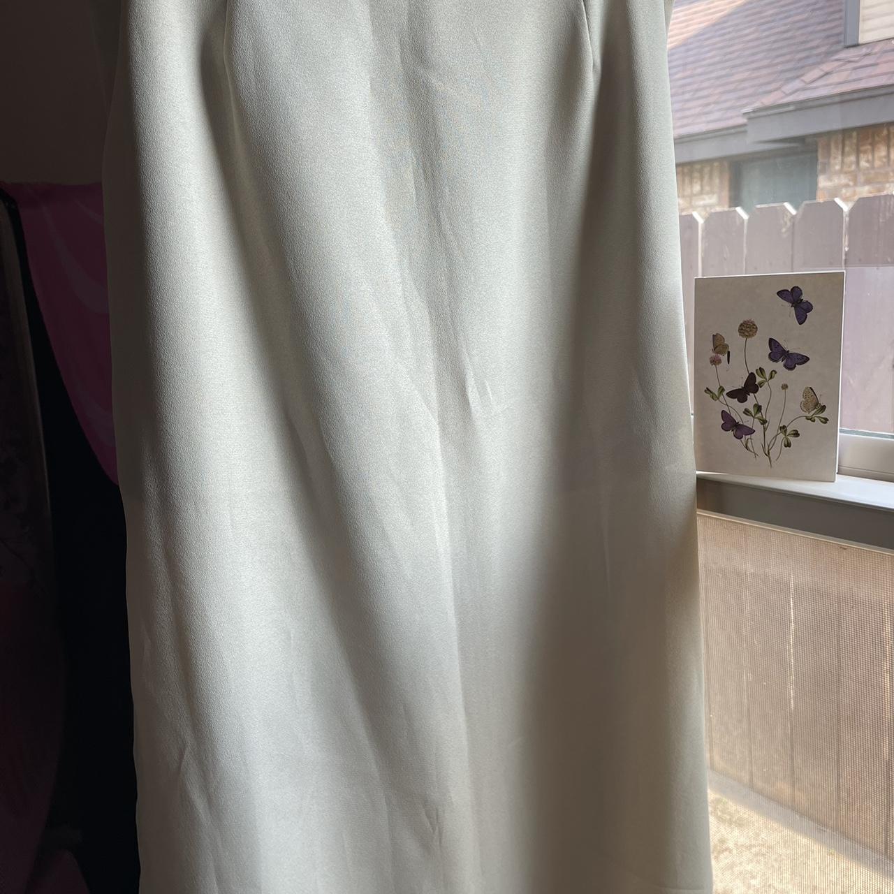 Preloved Women's Skirt - Cream/Tan - L – Vintage … - image 8
