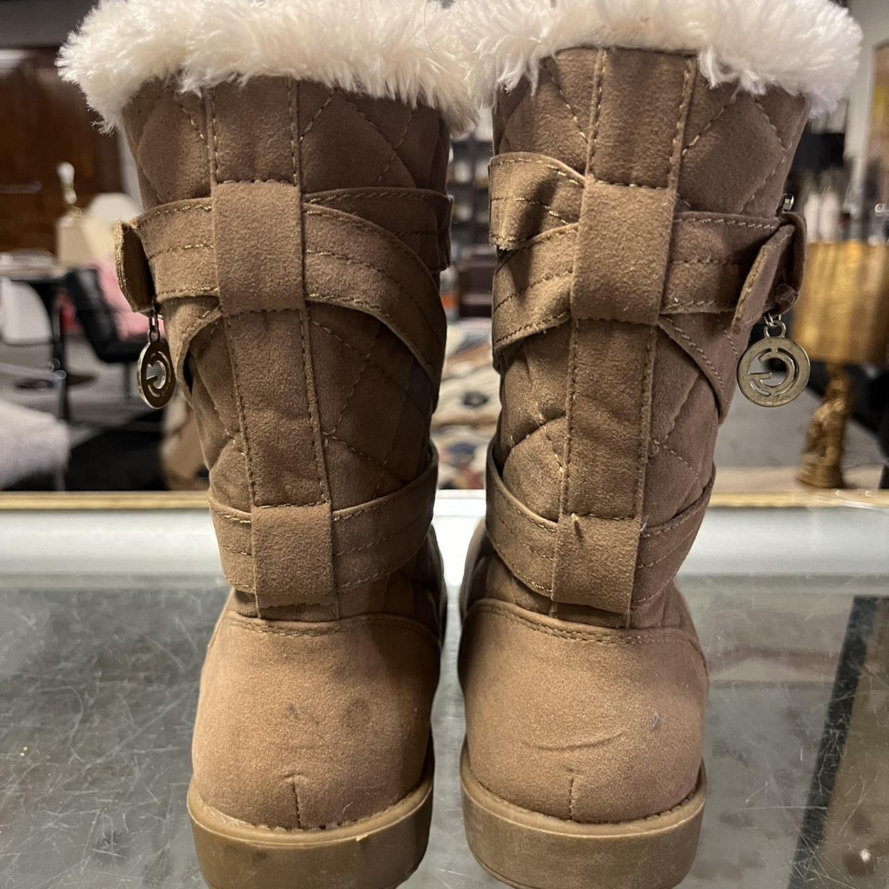 Guess Ugg Style Boots Super cozy and perfect for. Depop