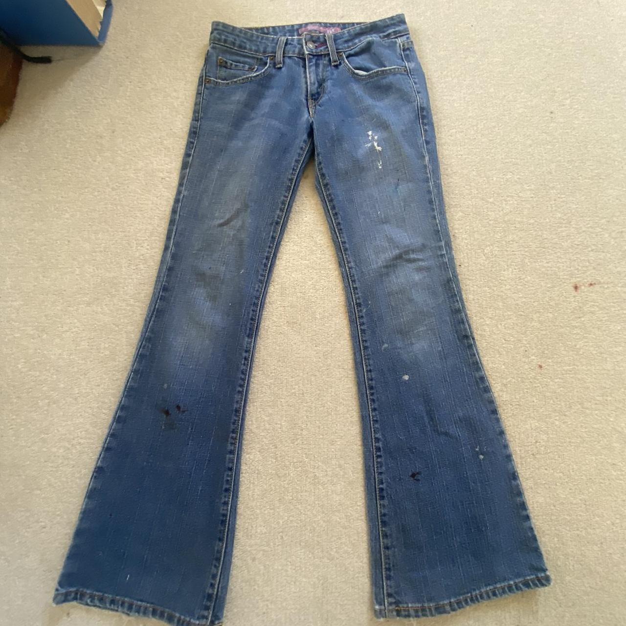 Levi’s low rise flare jeans Levi’s 524 with an... - Depop