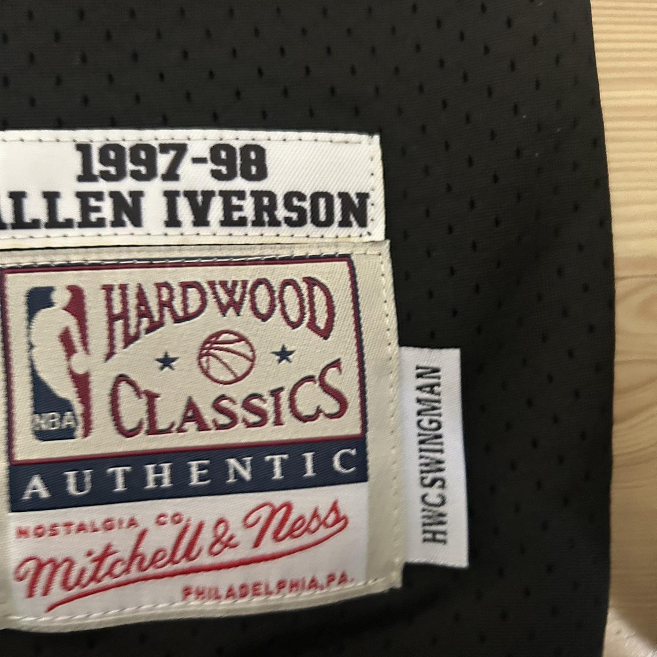 Philadelphia 76ers Allen Iverson 1997-1999 Road... - Depop