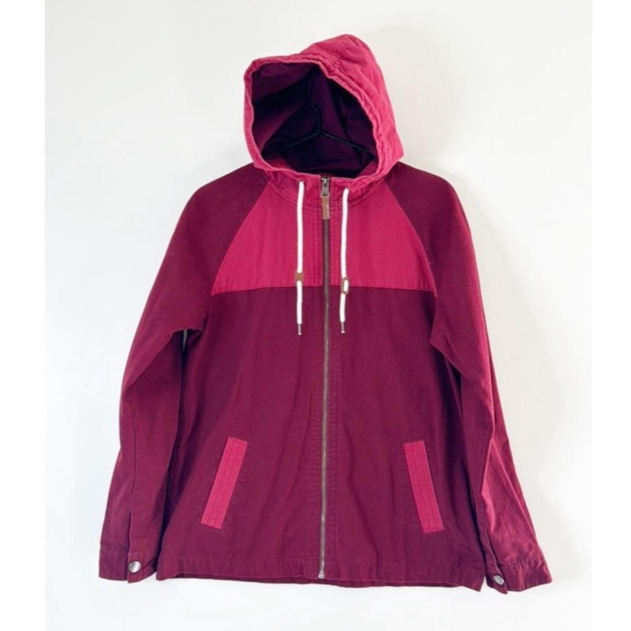 Dravus Zumeiz Two-Tone Canvas Red Full Zip Depop