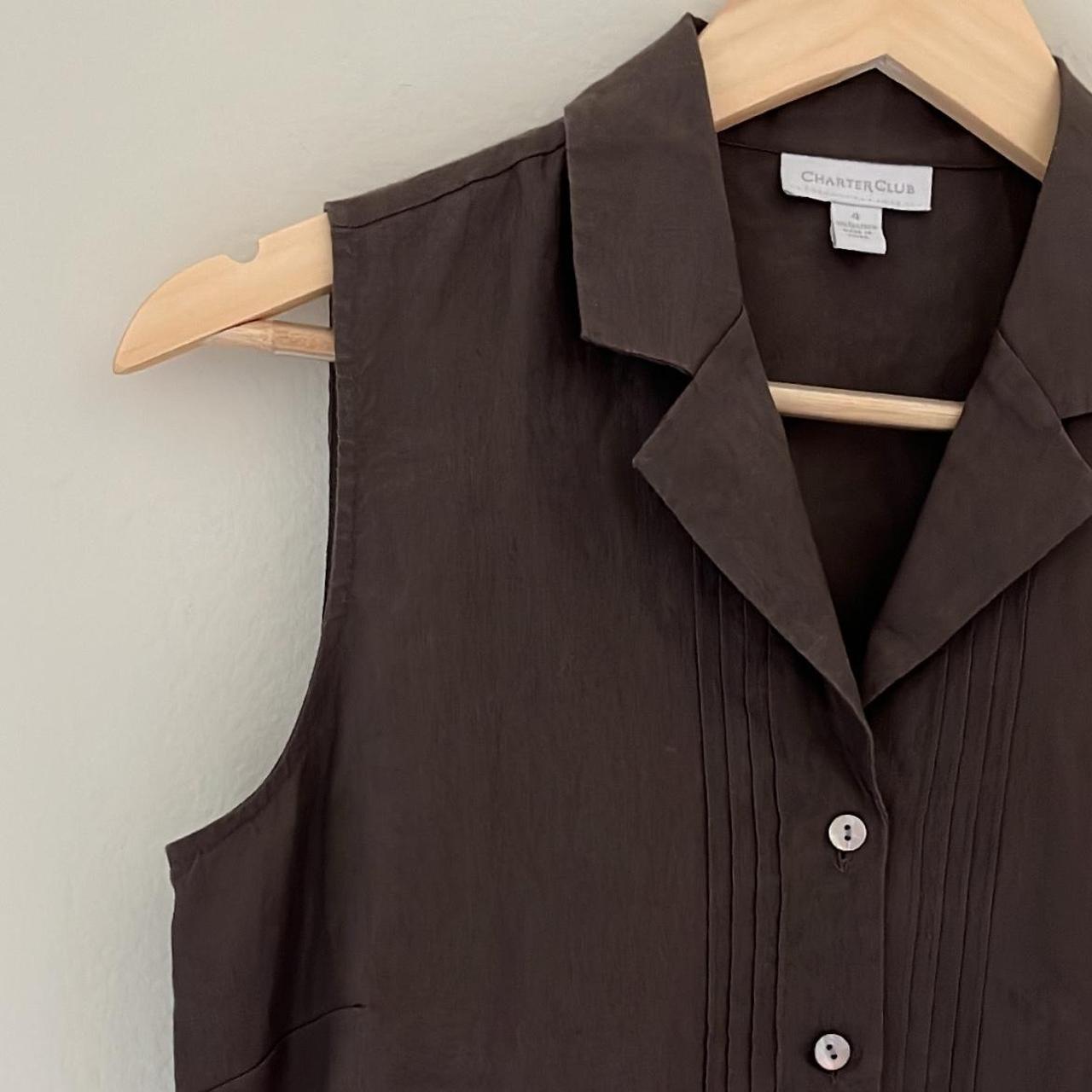 Women's Brown Vest Depop