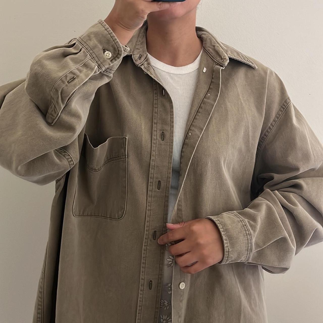 Eddie Bauer Women's Tan Poloshirts Depop