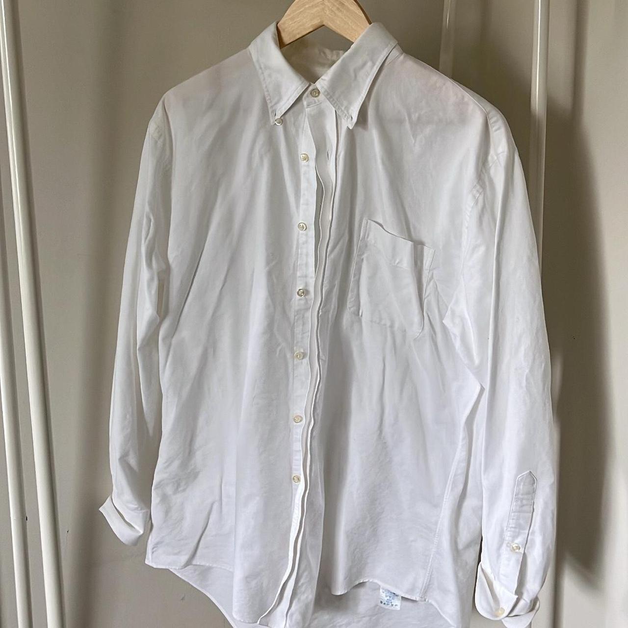 vintage white button down 〰️ ABOUT THE... - Depop