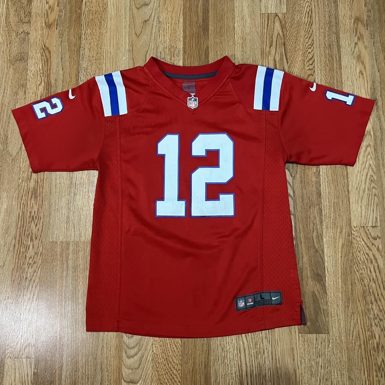 Vintage New England Patriots Tom Brady Jersey in - Depop