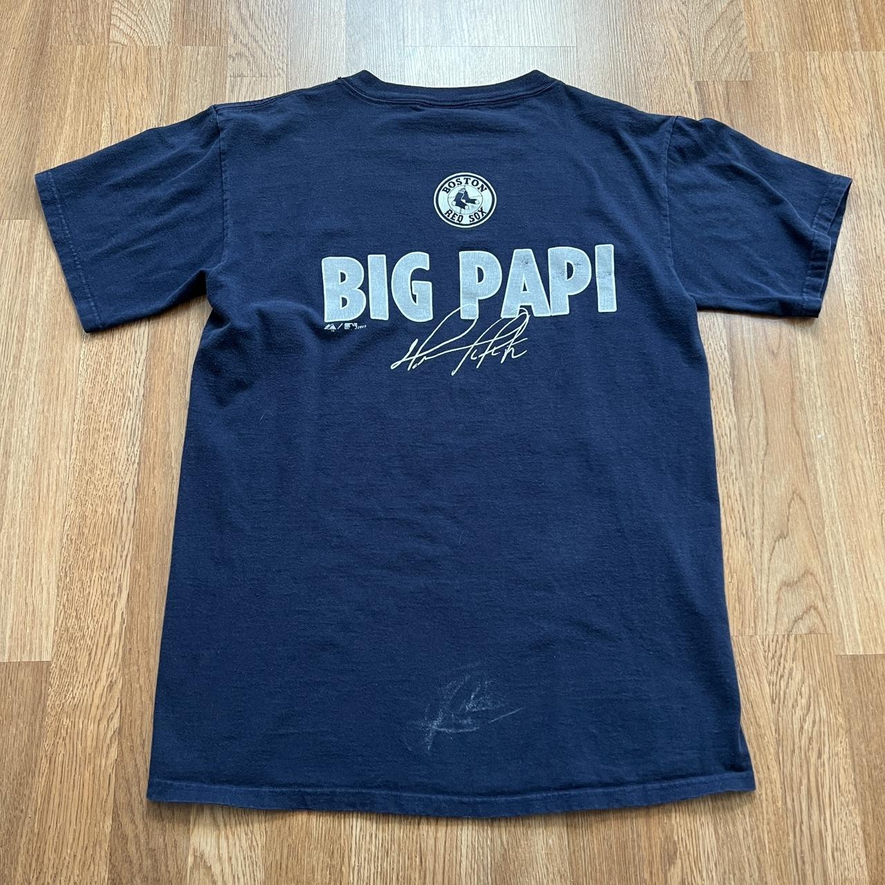 Men's Majestic David Ortiz Big Papi Navy Boston Red Sox Official