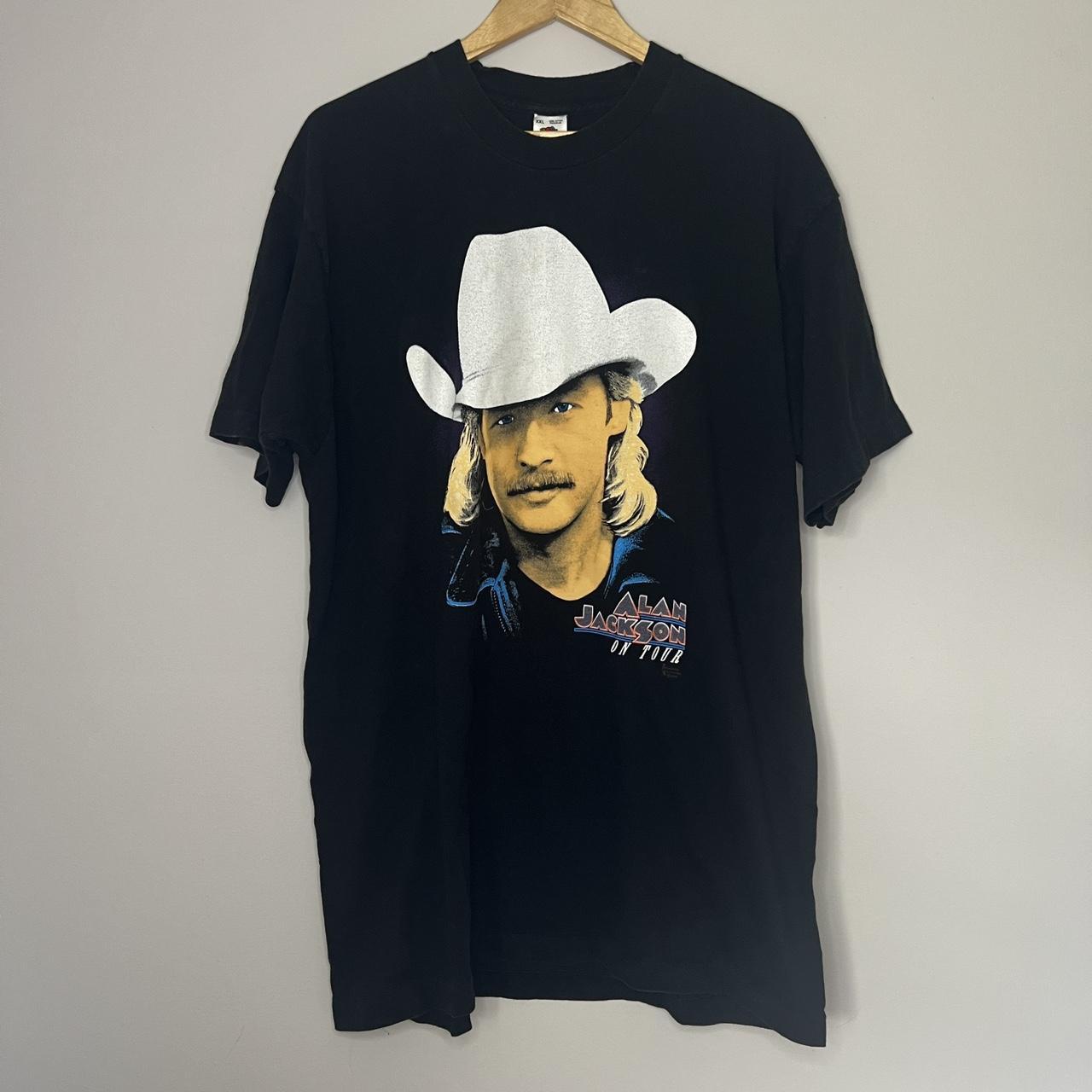 Vintage 1992 Alan Jackson Don't Rock The Jukebox... - Depop