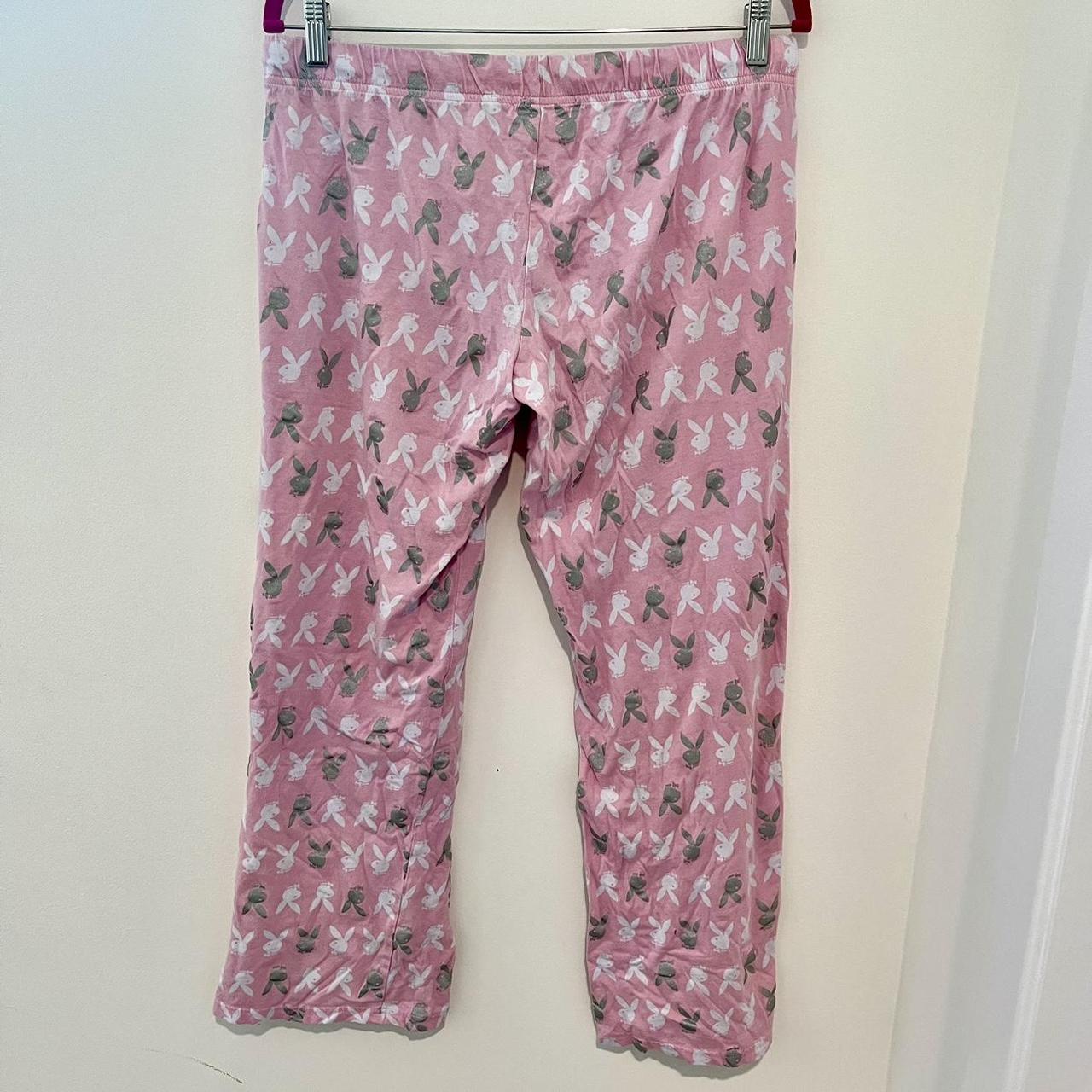 PLAYBOY Pink Pajama Pants Y2K **Tag says size 1X,... Depop