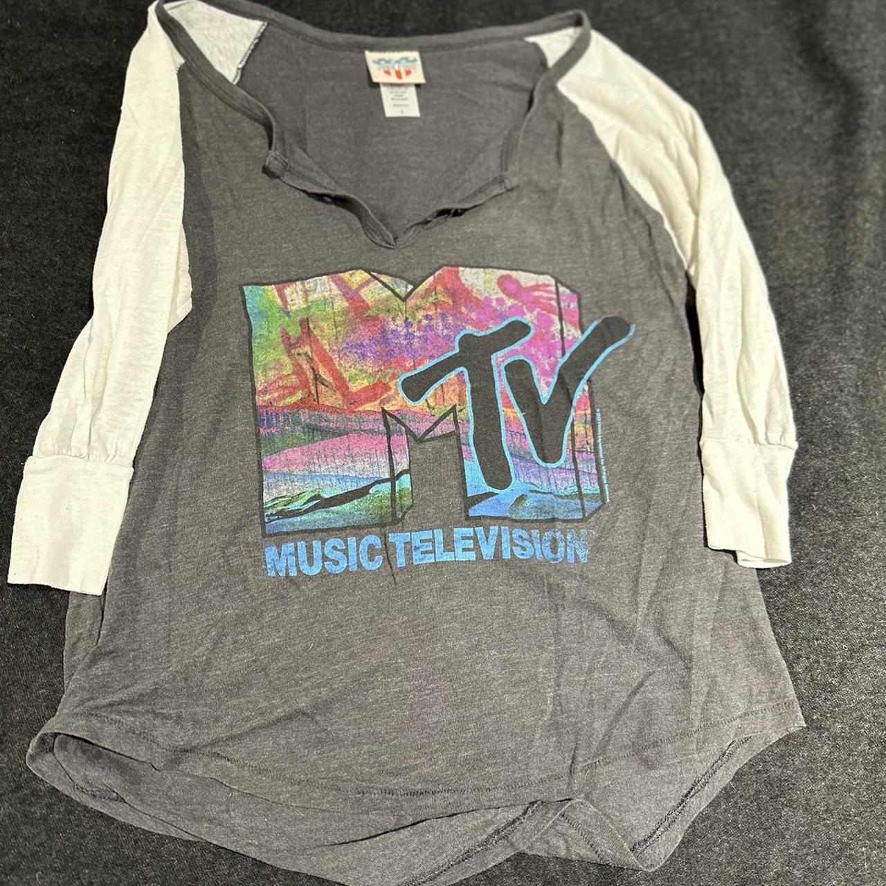 Junk Food MTV Half-Sleeve V-Neck Tee, Worn but good...