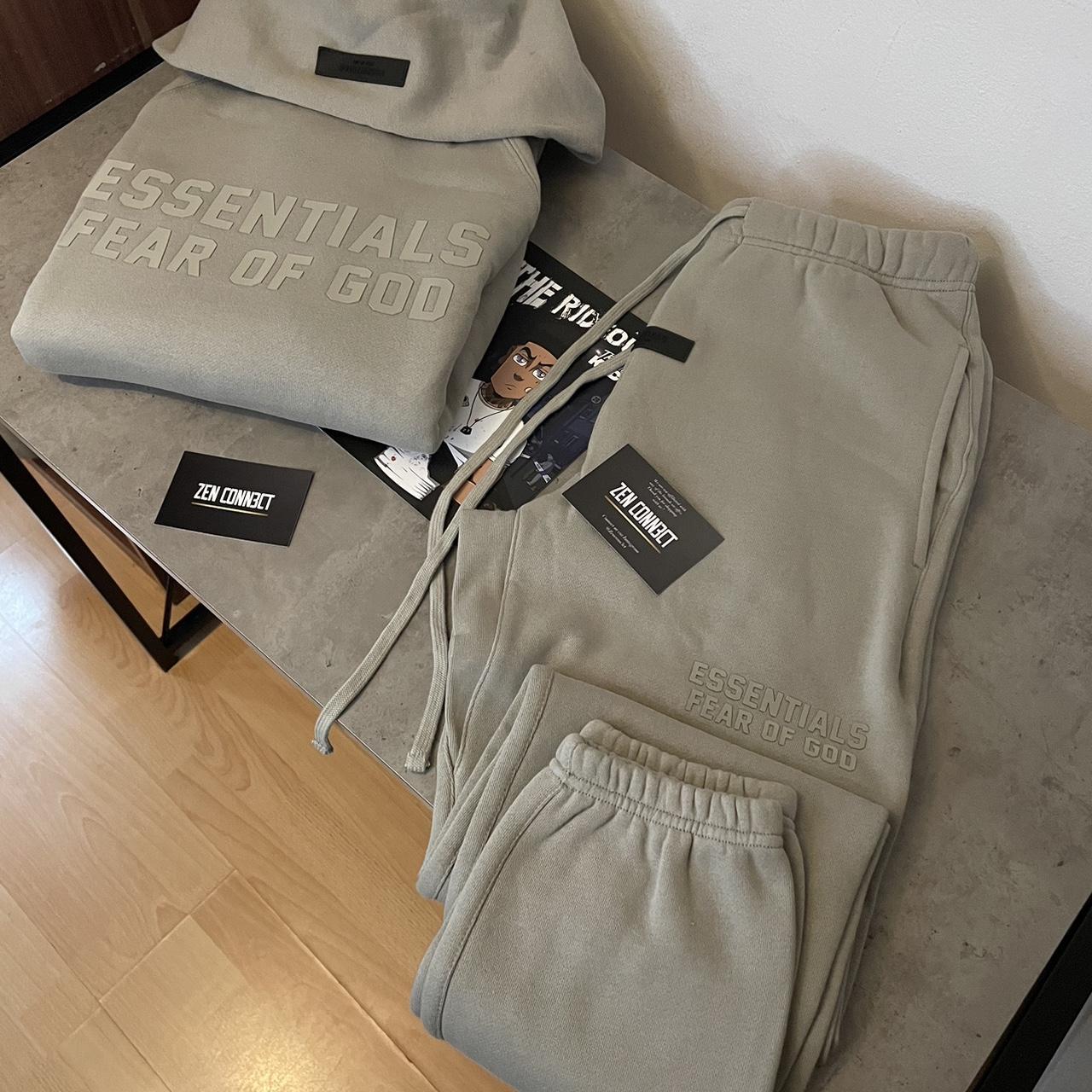 Fear of God Essentials Full Tracksuit... - Depop