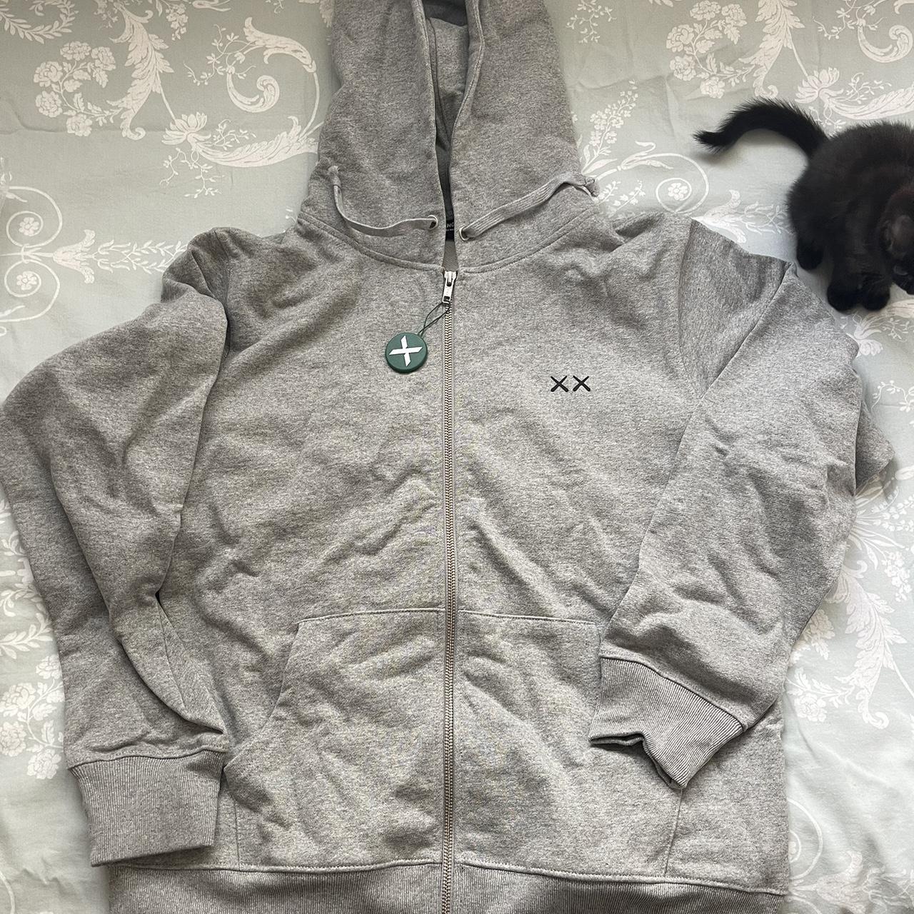 Kaws best sale grey hoodie