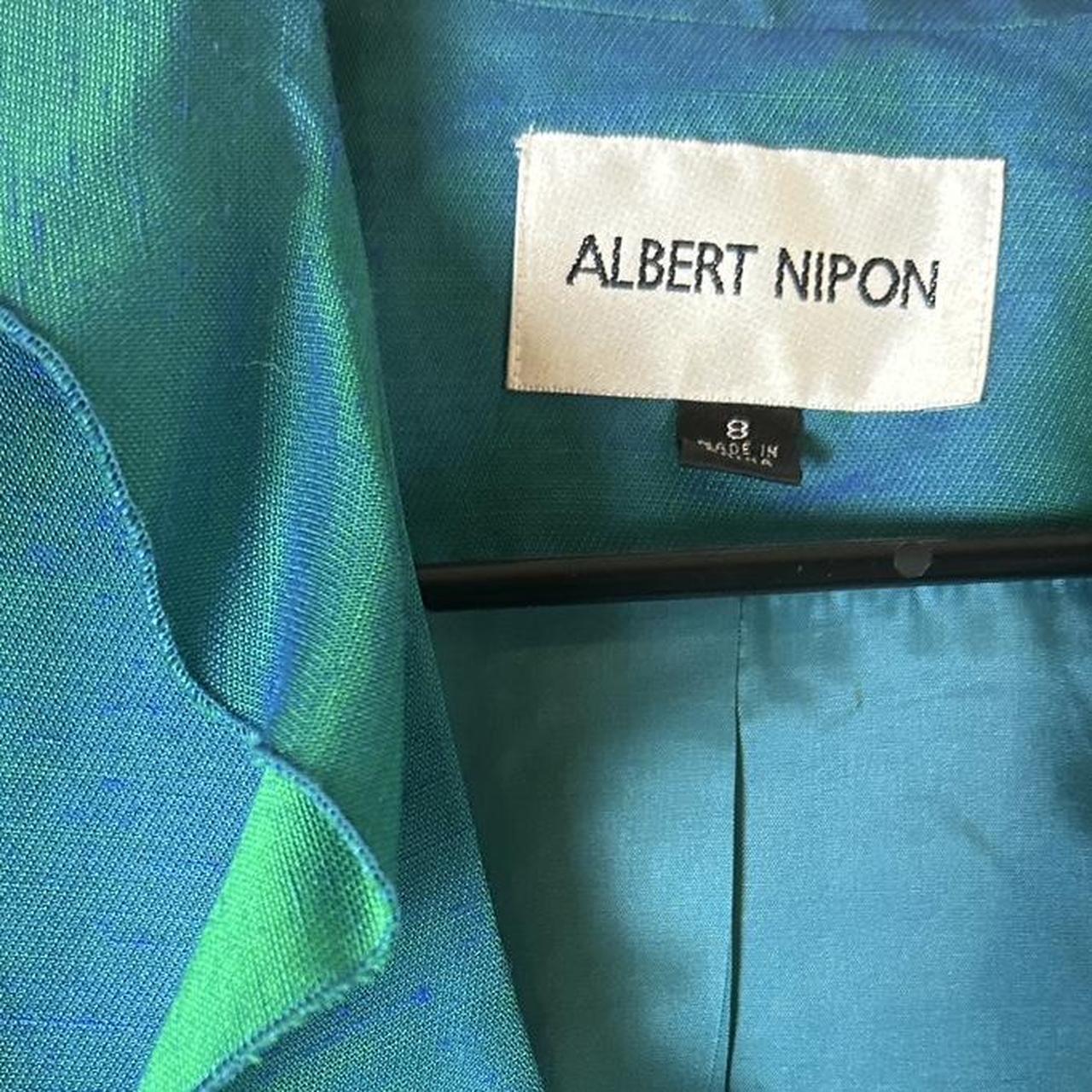 Albert Nipon Women's Blazer Jacket - Green/Blue -… - image 4