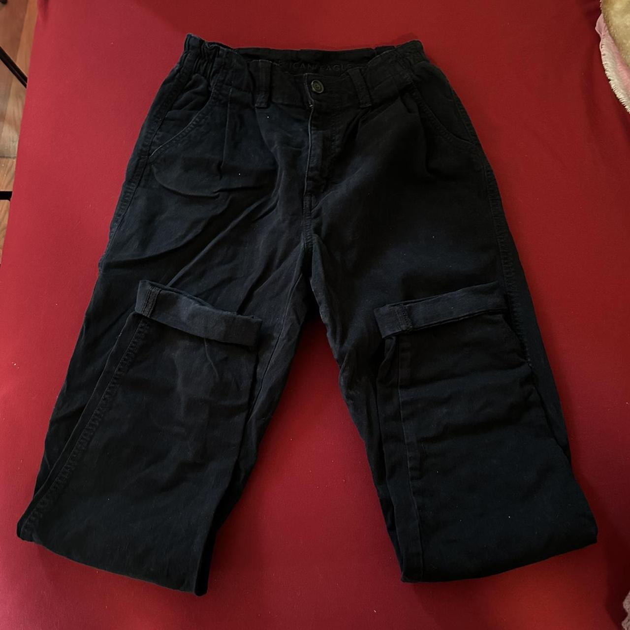 American eagle chino pants! Stretchy waist band.... - Depop