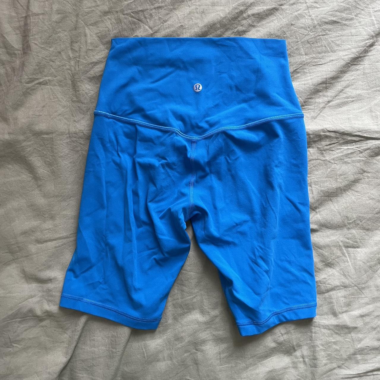 Lululemon 6” shorts in electric blue #lululemon... - Depop