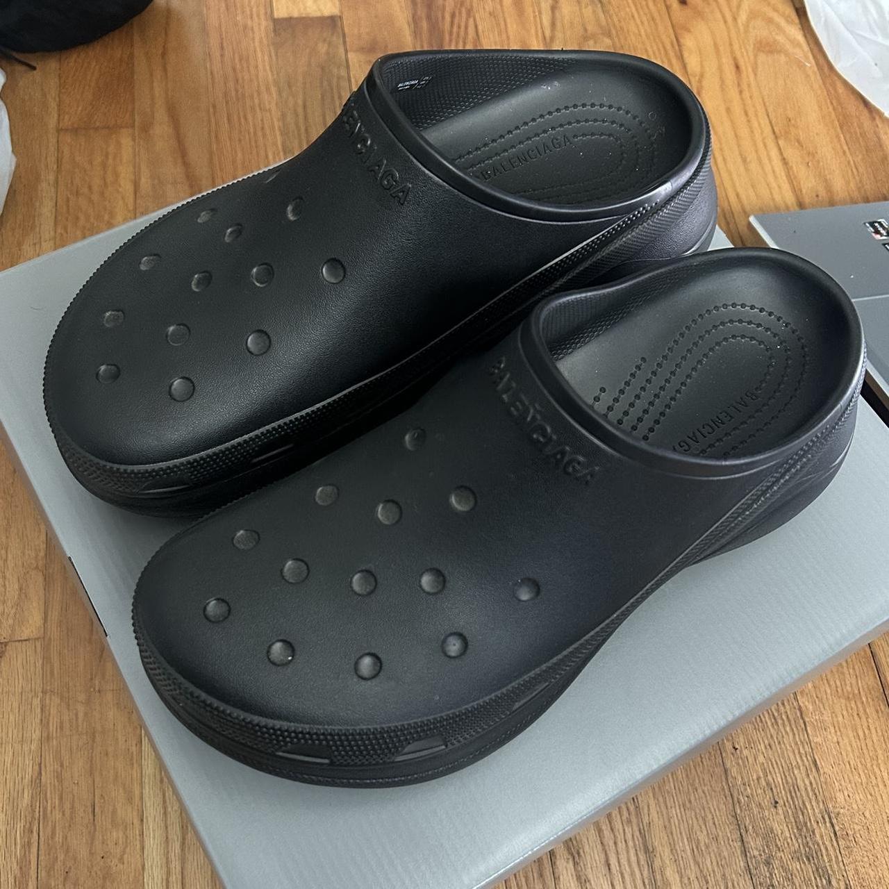 BALENCIAGA CROCS MULE BLACK 43 登坂広臣着用