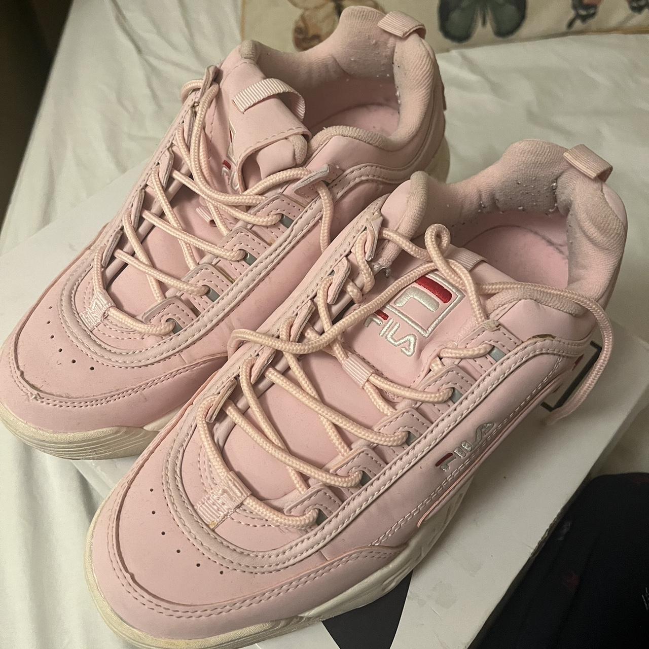fila running shoes pink
