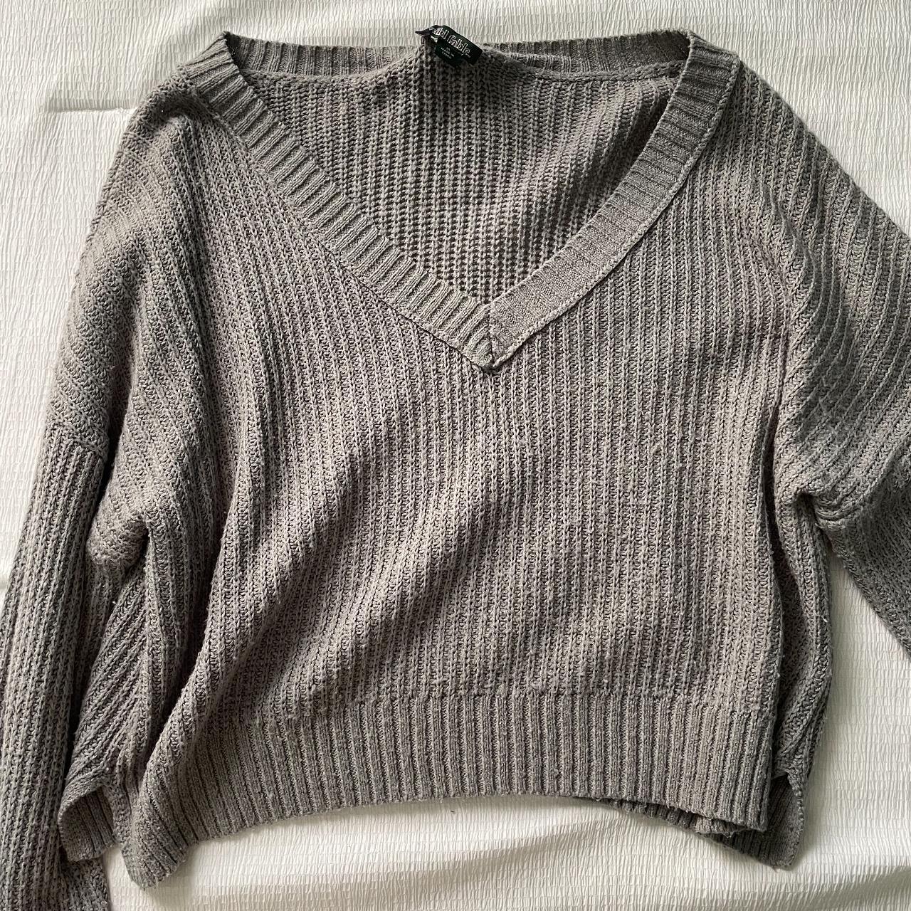 Wild Fable Women's Grey Jumper | Depop