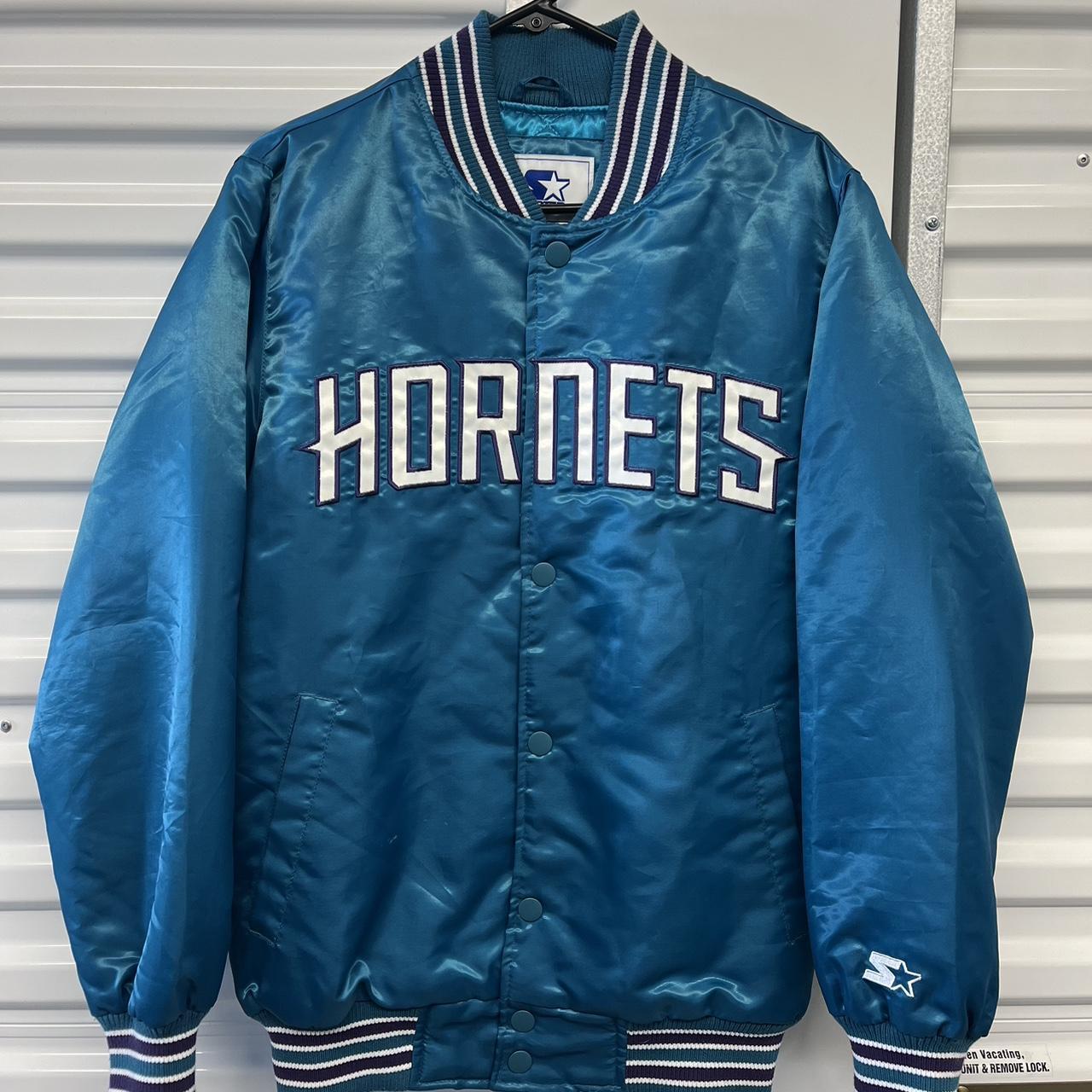 Vintage Charlotte Hornets Jacket -90s -quarter - Depop