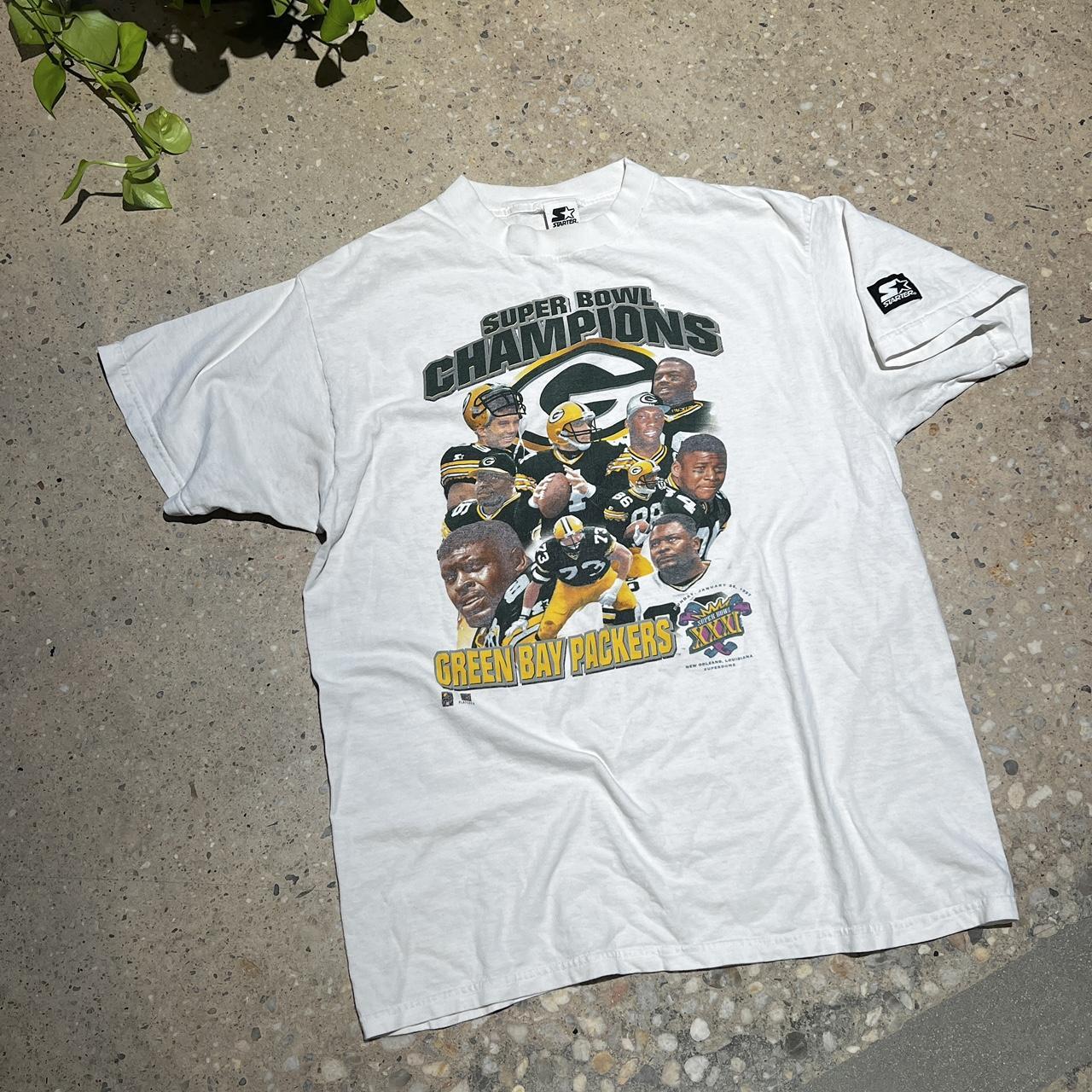 Official green Bay Packers Super Bowl XXXI Starter T-Shirts