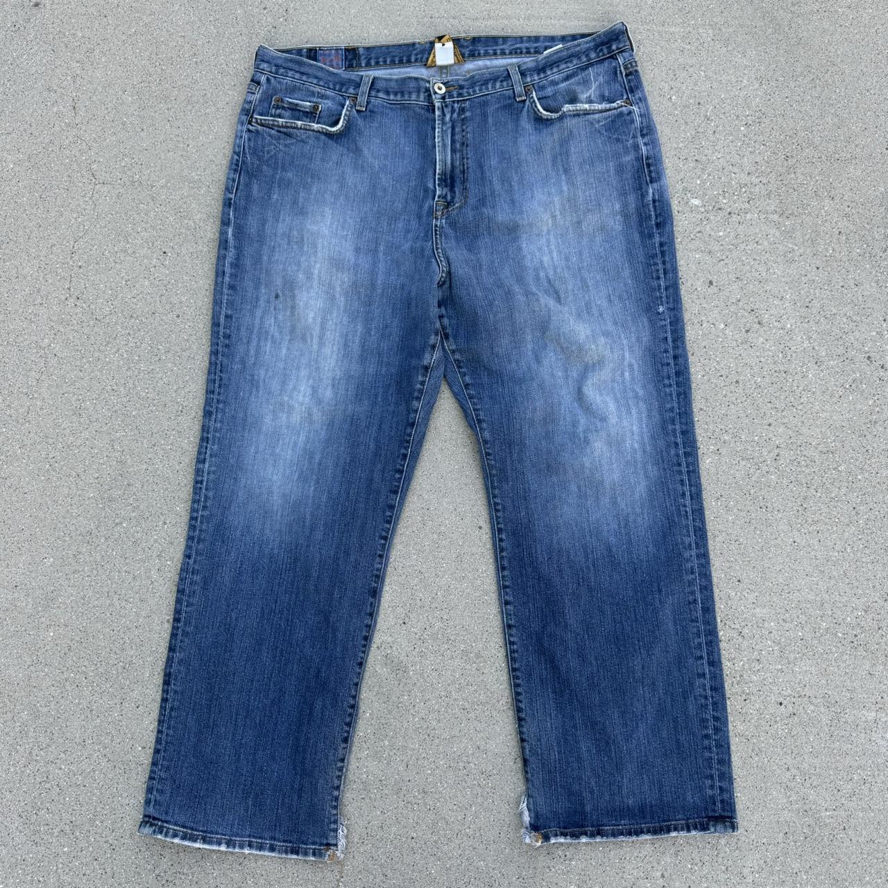 lucky brand short inseam blue denim jeans Depop