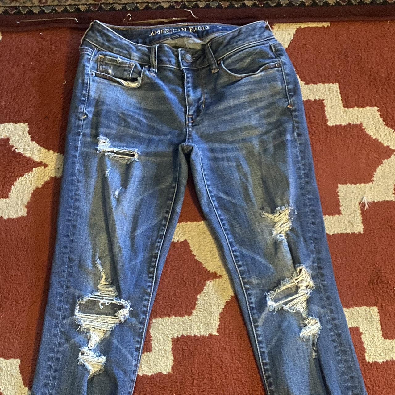 American eagle outfitter super stretch size 4 - Depop