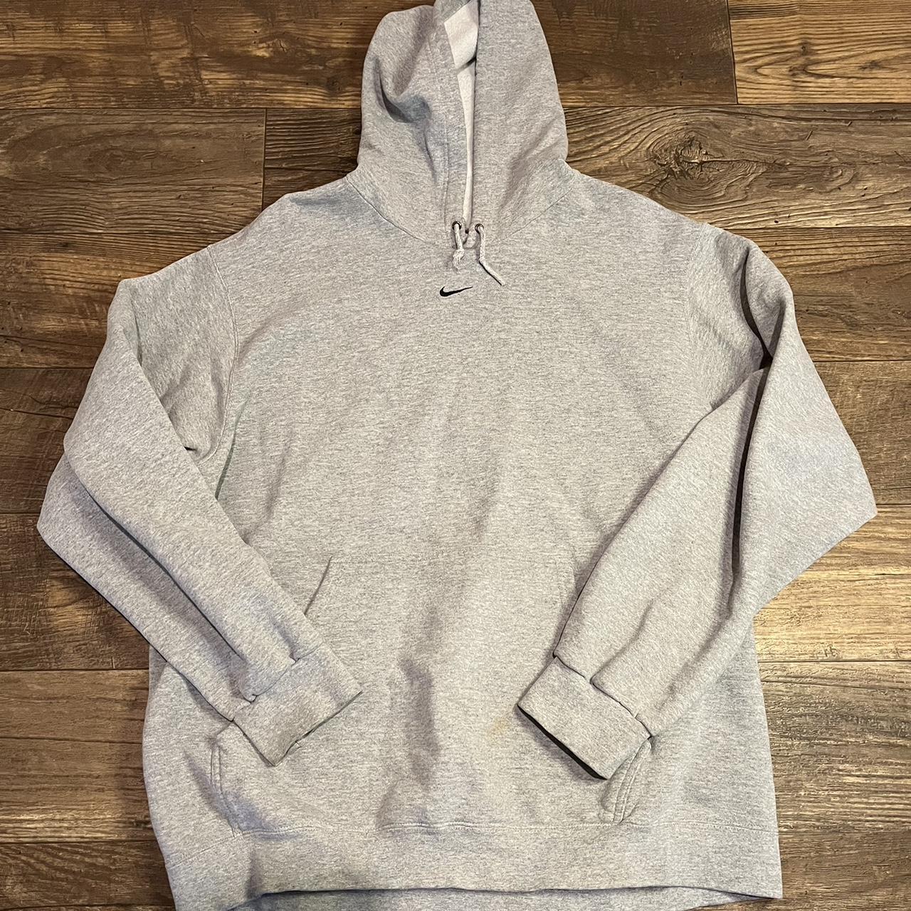 Nike Men's Grey Hoodie | Depop