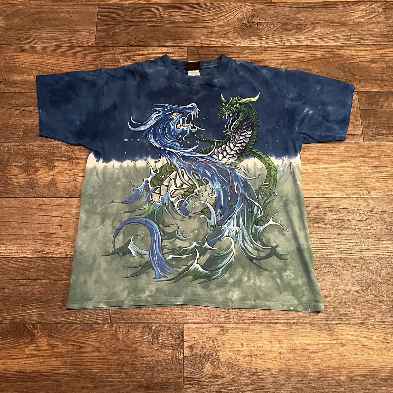 liquid blue Men’s Multi T-shirt | Depop
