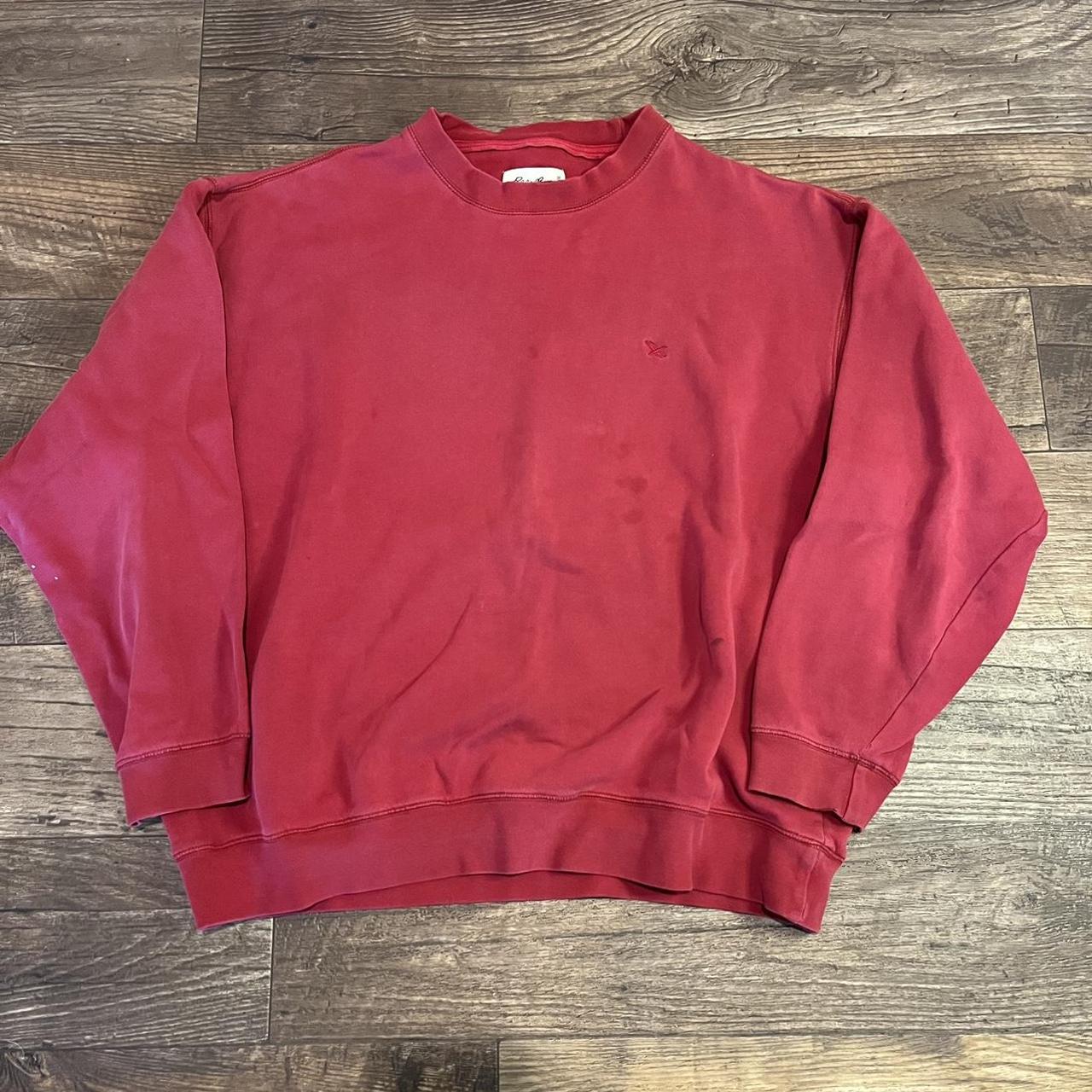 Super Clean Vintage Eddie Bauer Red Sweatshirt Size... - Depop