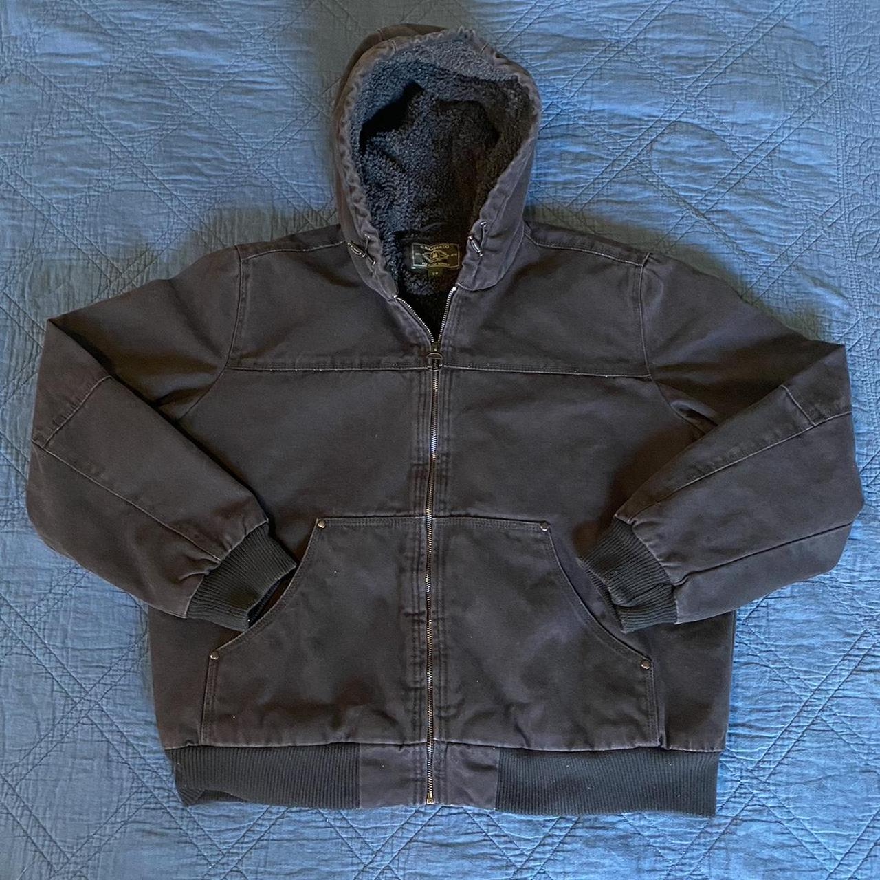 GH Bass Carhartt Jacket Workwear Jacket Size L... - Depop