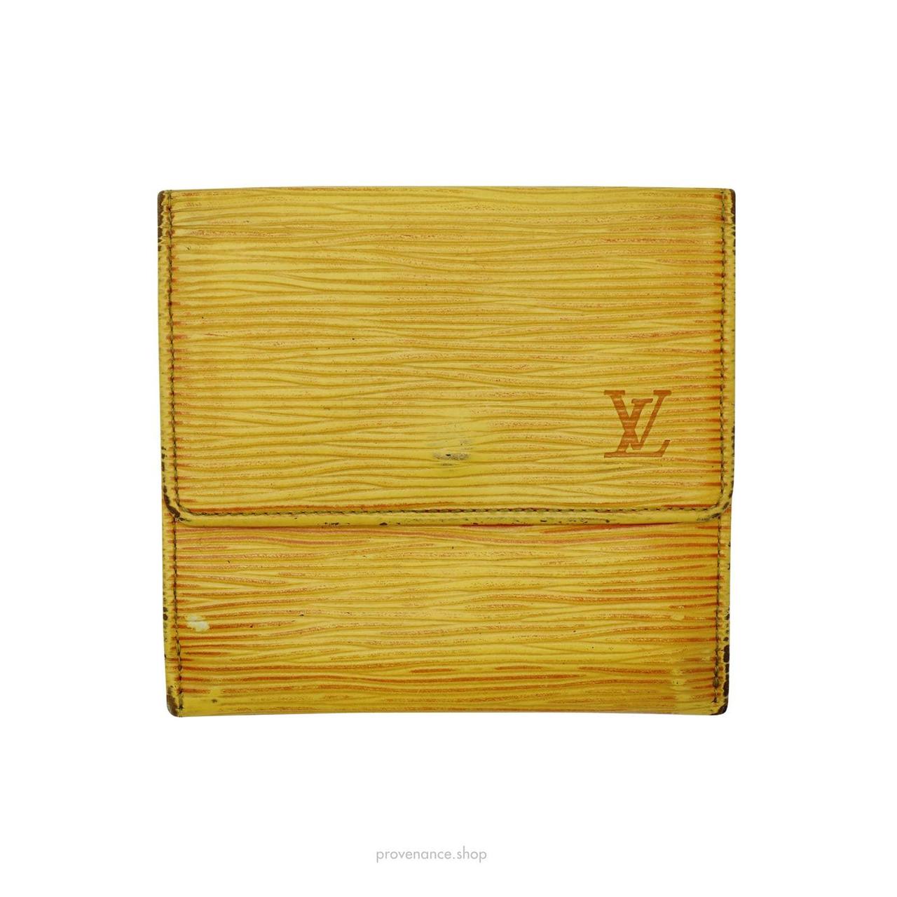 Louis Vuitton Tassil Yellow Epi Leather Elise Wallet Louis Vuitton