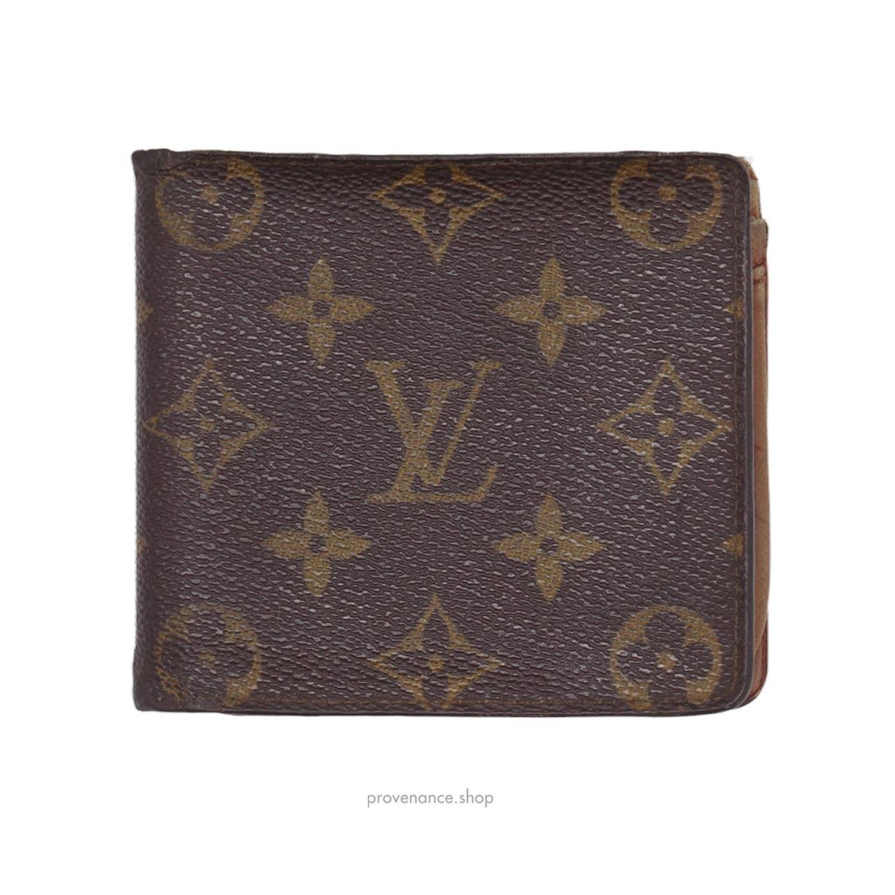 Louis Vuitton Monogram Bifold Wallet with wear seen - Depop