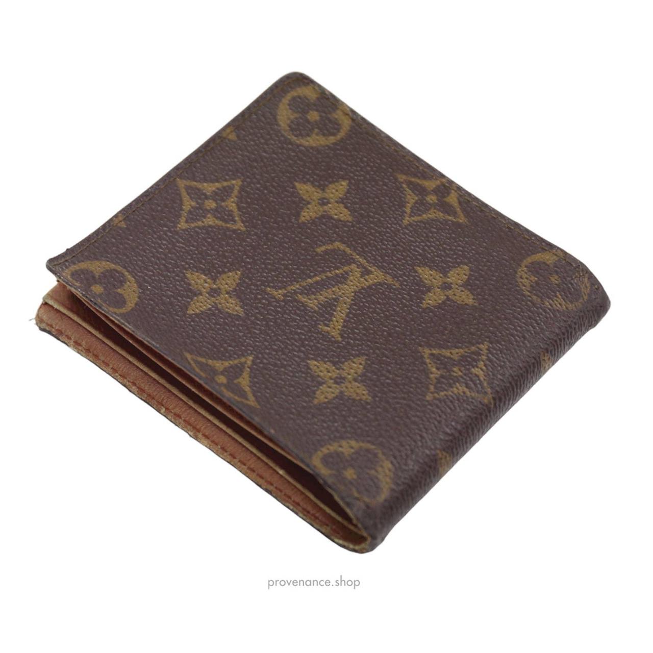 Louis Vuitton Monogram Bifold Wallet with wear seen - Depop