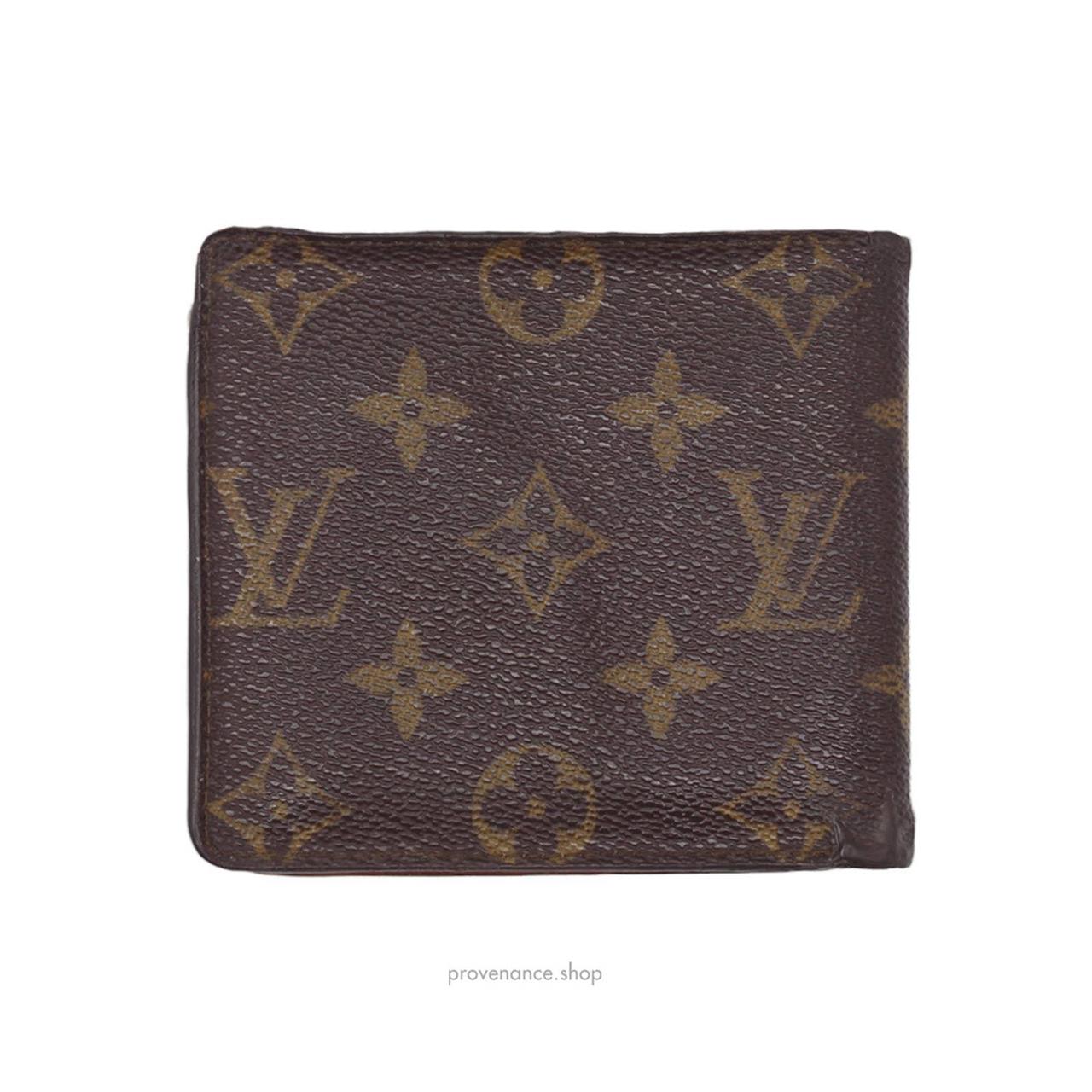 Louis Vuitton Monogram Bifold Wallet with wear seen - Depop