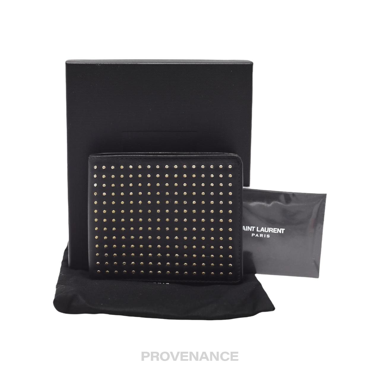 Saint laurent outlet studded wallet