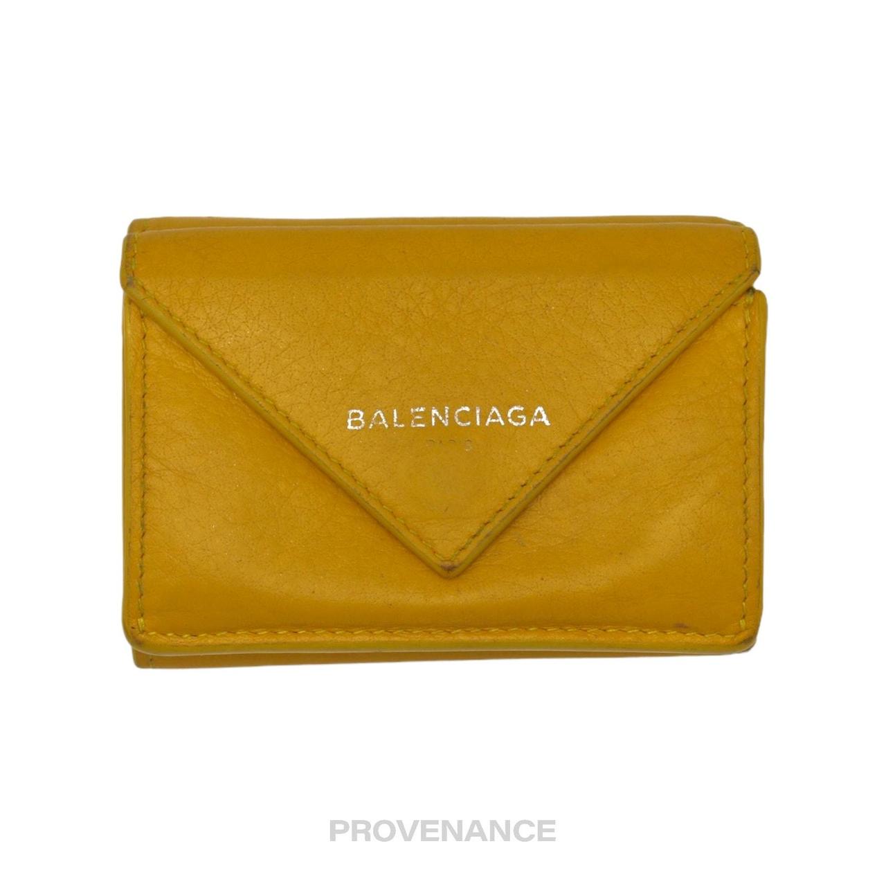 Papier mini wallet balenciaga online