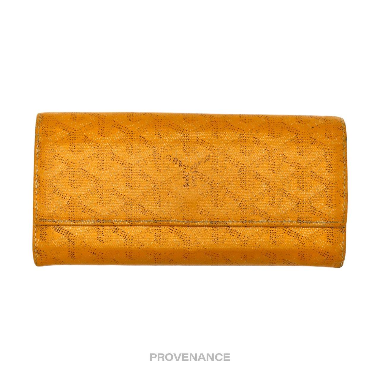 Goyard Varenne Long Wallet Yellow Goyardine 100 Depop