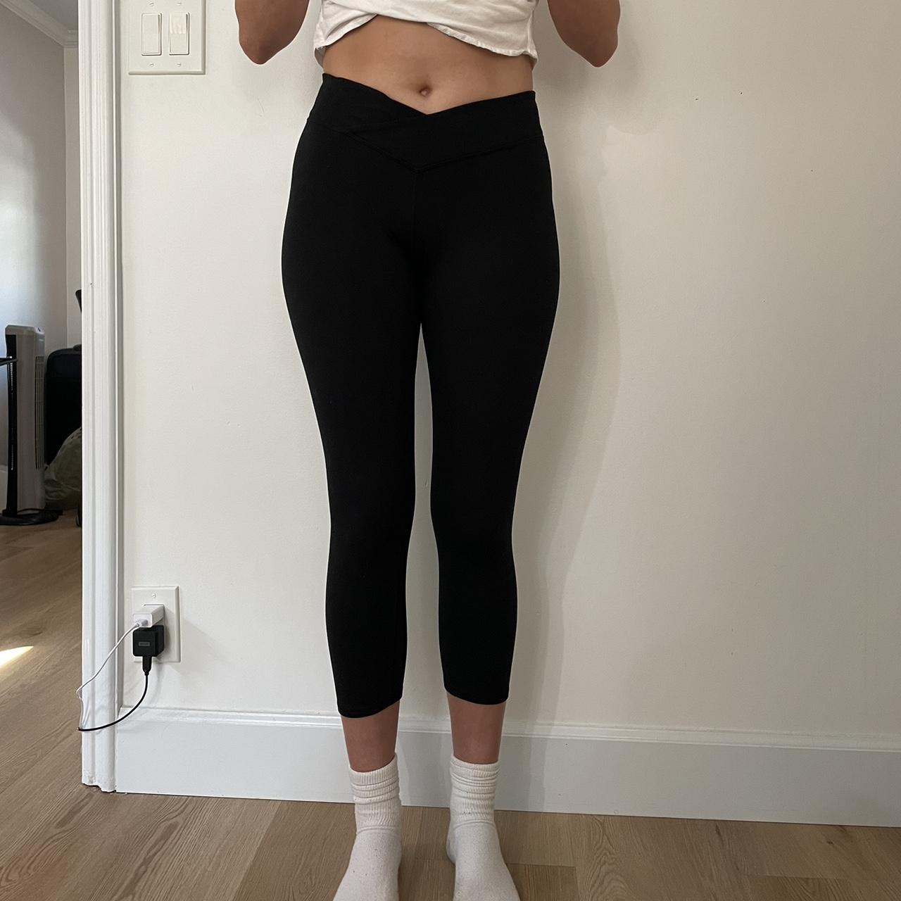 Fabletics Powerhold Leggings Criss Cross Back High - Depop