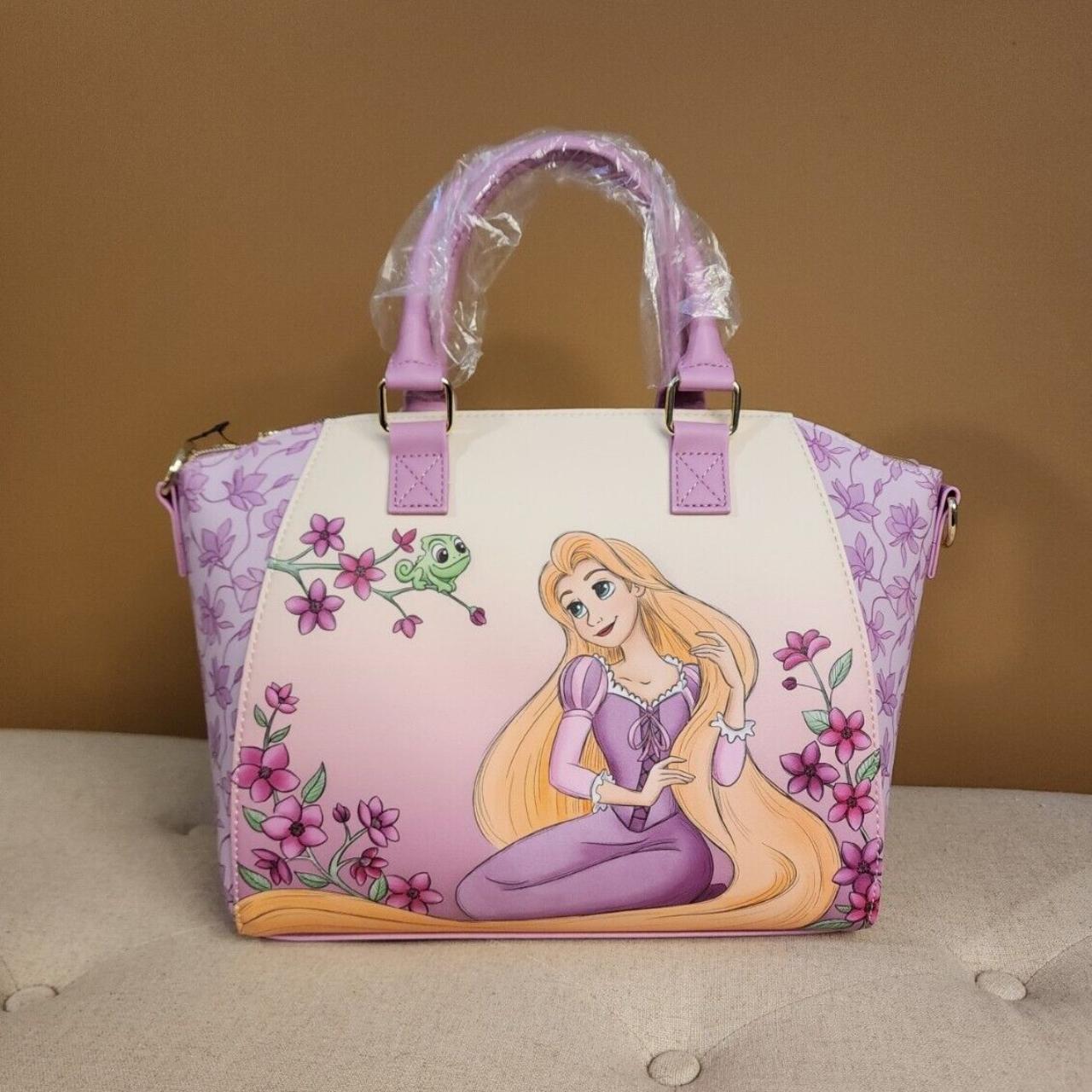 Loungefly Disney Tangled Rapunzel & Pascal 2024 Satchel Bag