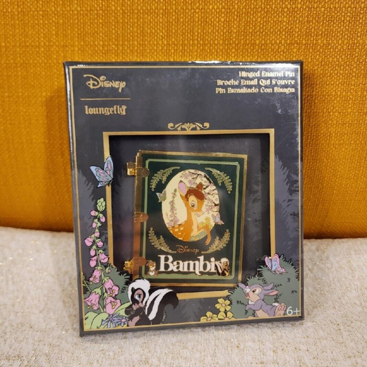 Disney Bambi Book Hinged Pin | Officially Licensed | Enamel