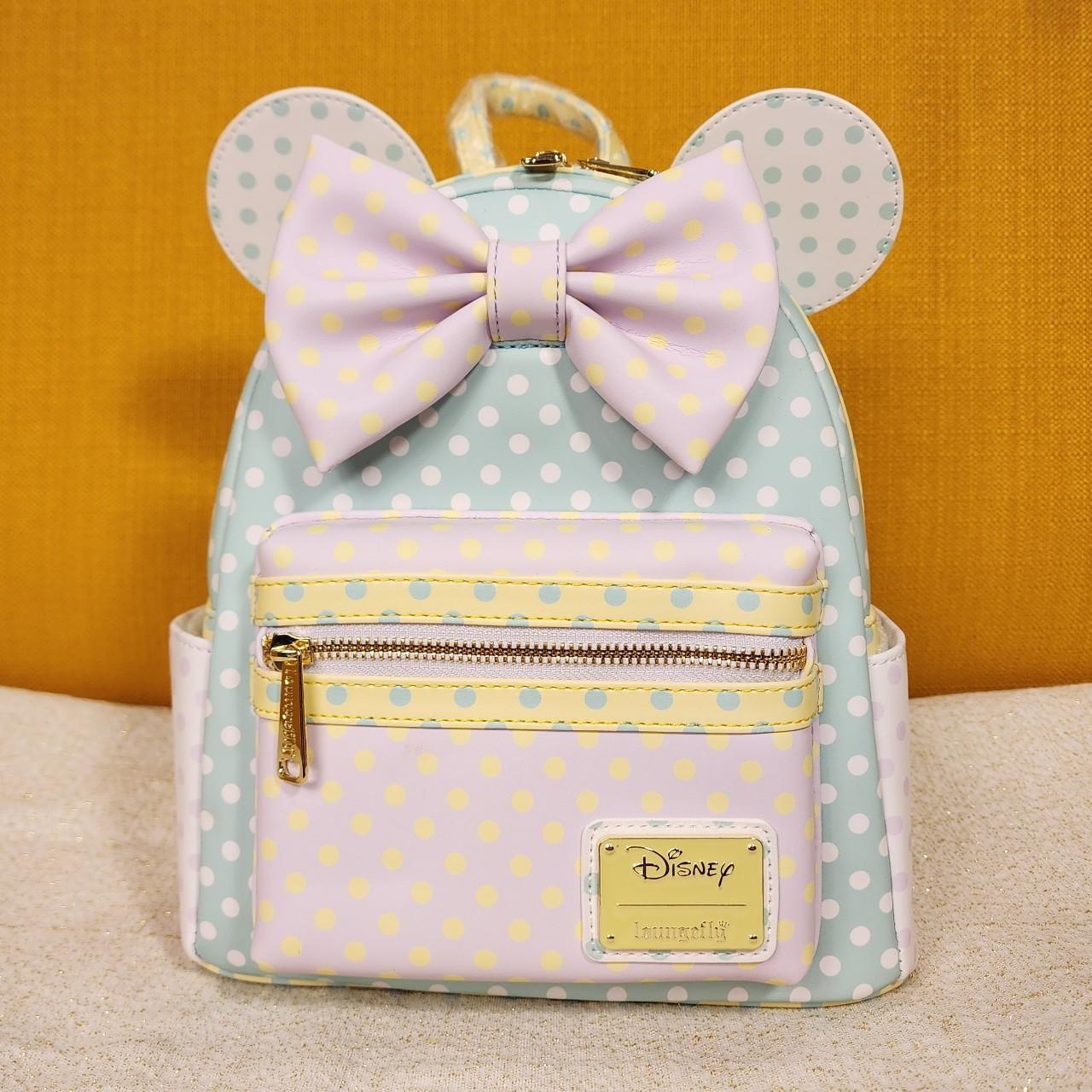 Minnie Mouse Pastel Polka Dot Mini- fashion Backpack