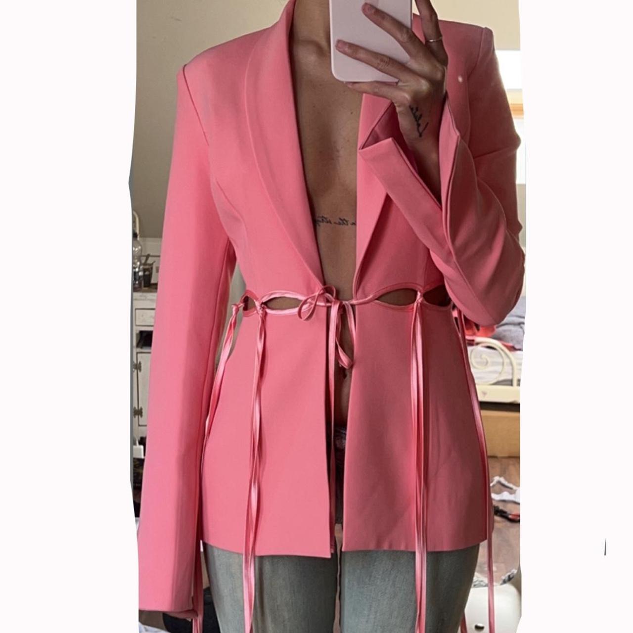 BBX BRAND pink loophole blazer 💗 never worn super... Depop