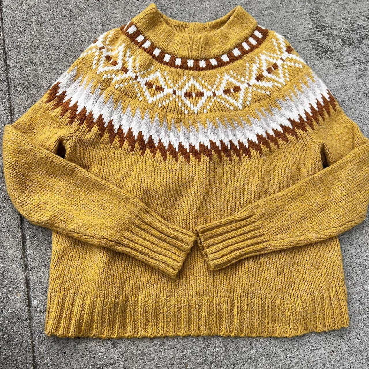 Yellow american 2025 eagle sweater