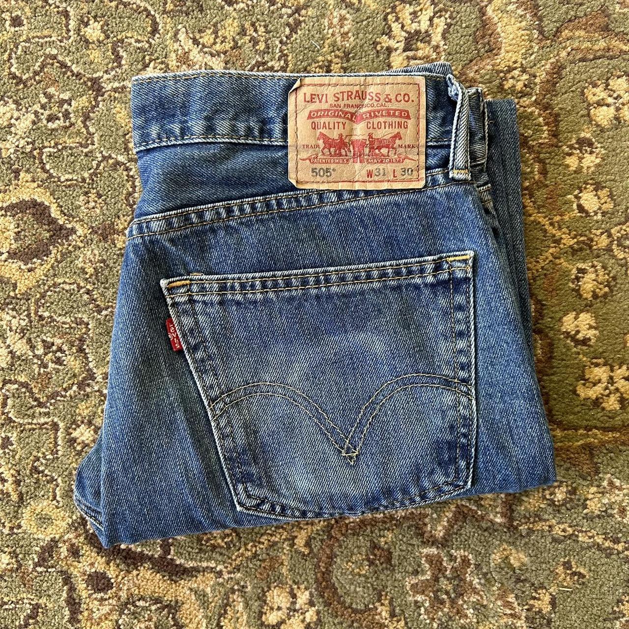 Levi's Men's Blue Jeans | Depop