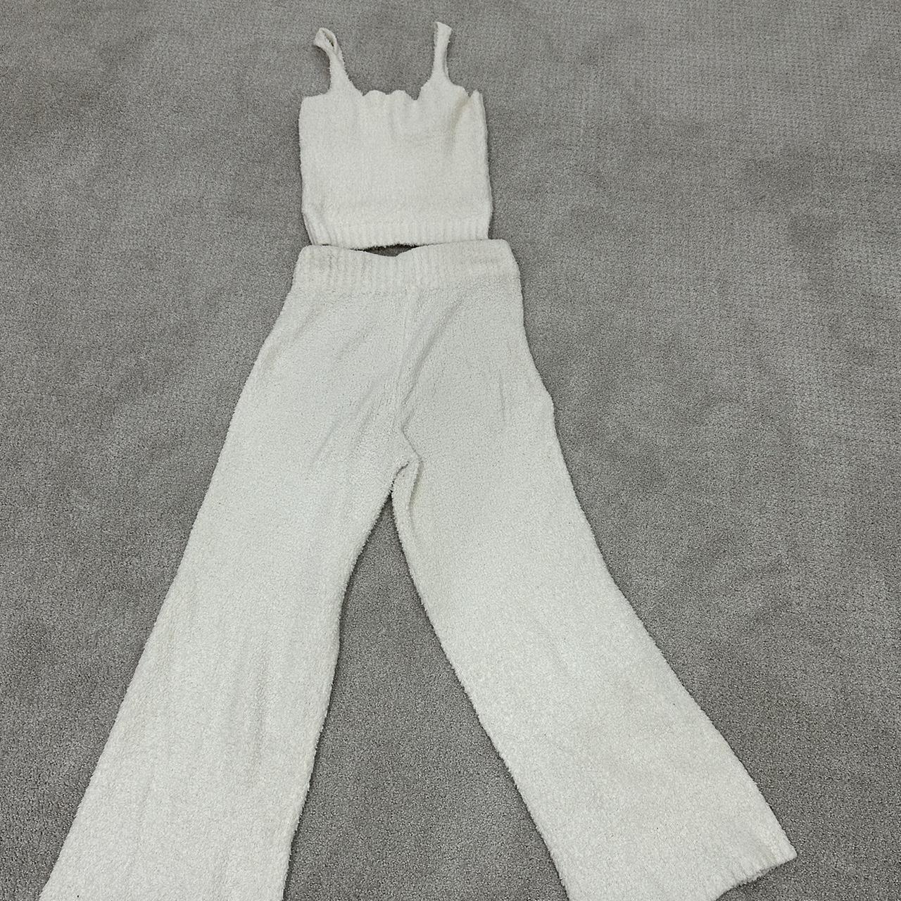 Skims cozy fleece pajama set - Depop