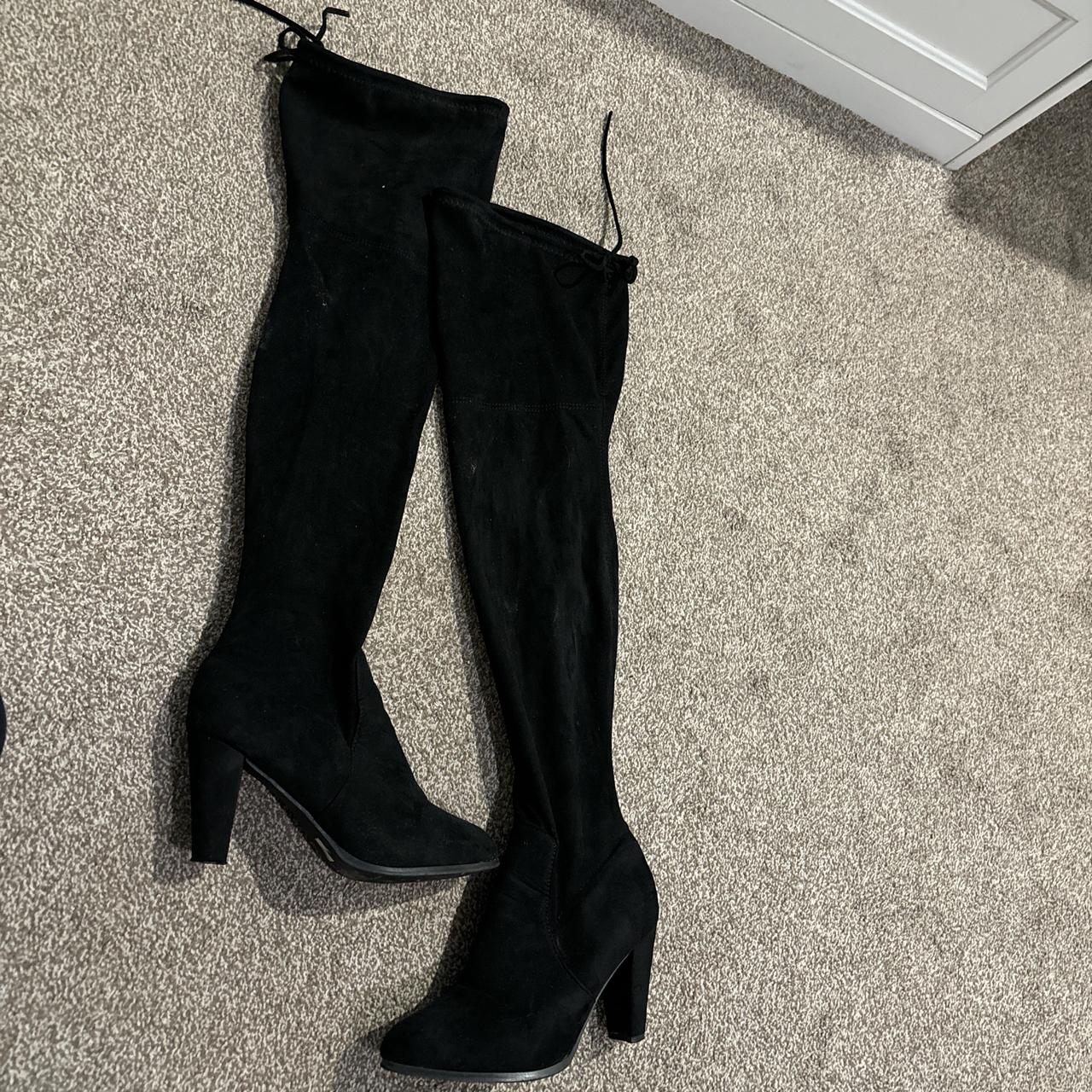 Glassons over the knee tie up boots Aus 8 Depop