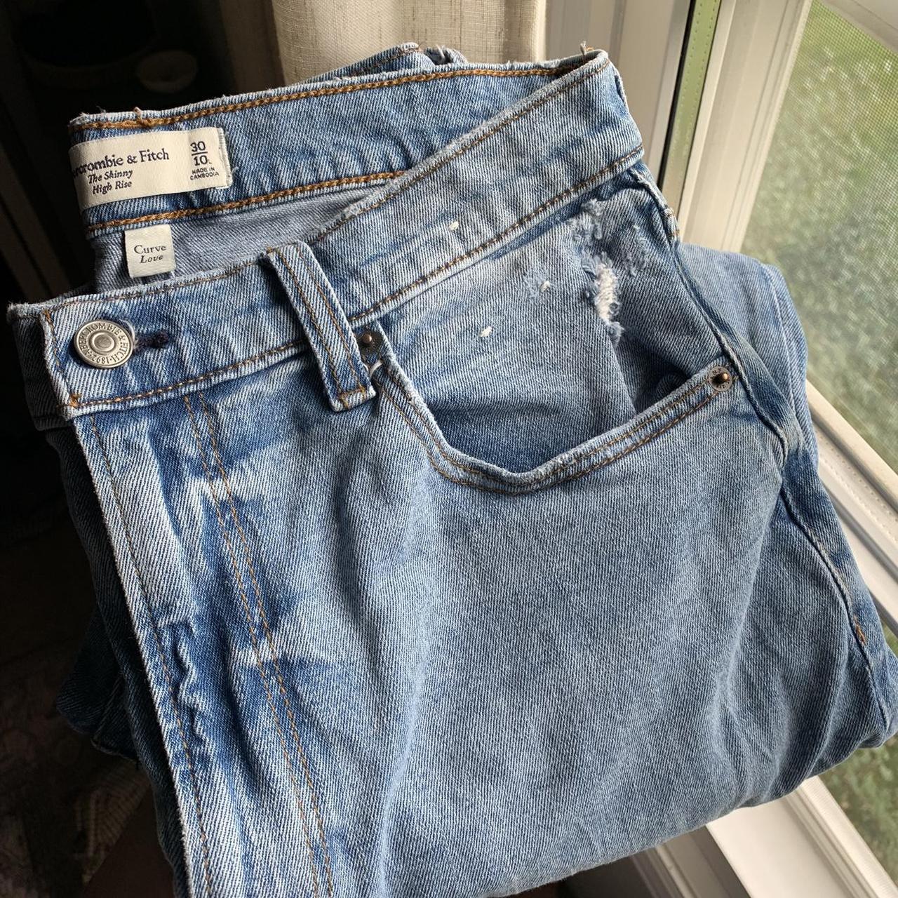 ABERCROMBIE JEANS “THE SKINNY” CURVE LOVE LONG Depop