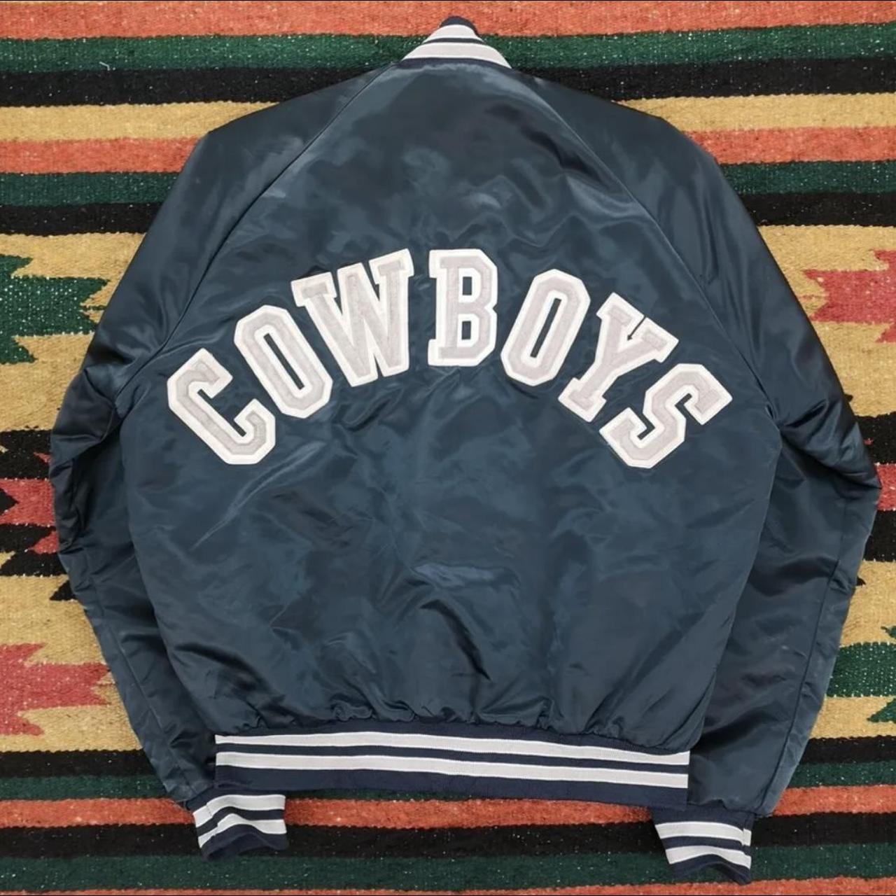 Dallas cowboys bomber jacket. Chalk line brand - - Depop