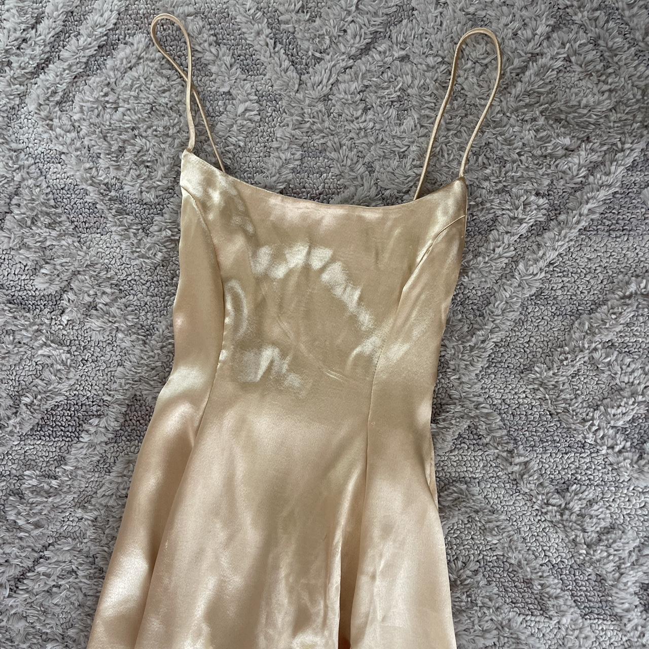 ♥️ Lucy in the sky gold formal maxi dress ♥️ size 4 - Depop